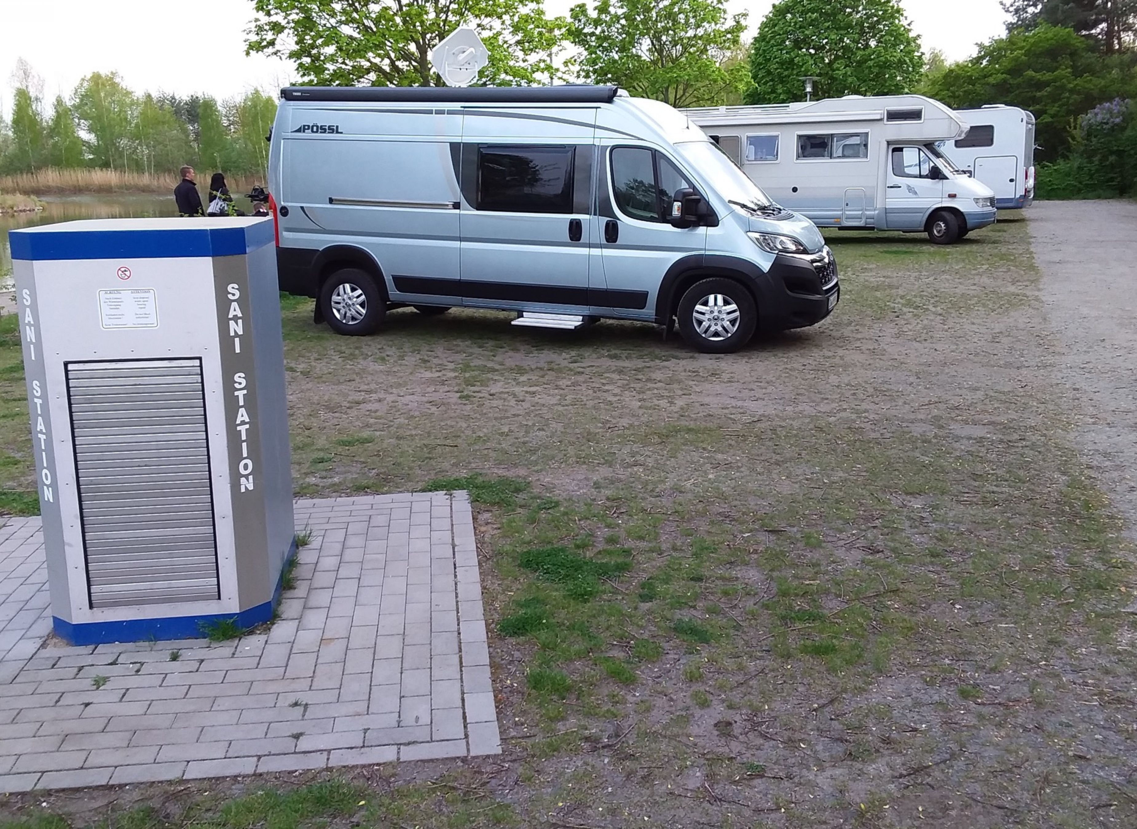 Lausitzbad Hoyerswerda — Sítio para autocaravanas in Hoyerswerda