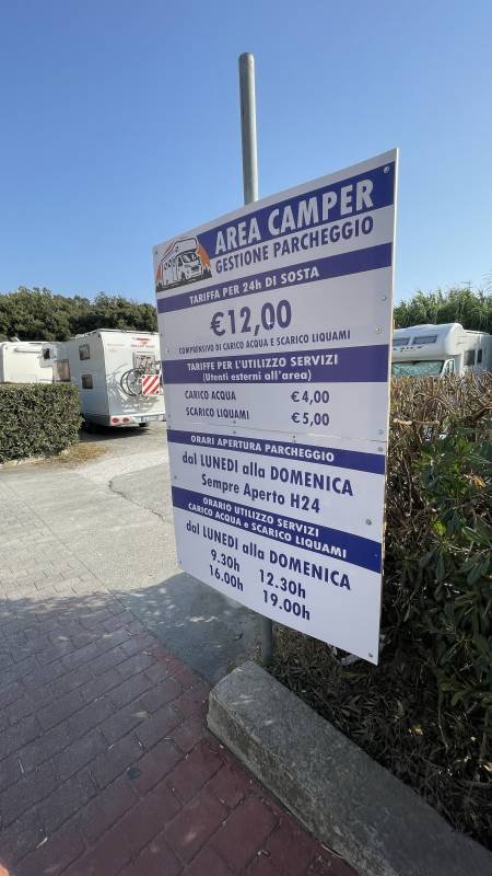 Stellplatz Rosignano Marittimo