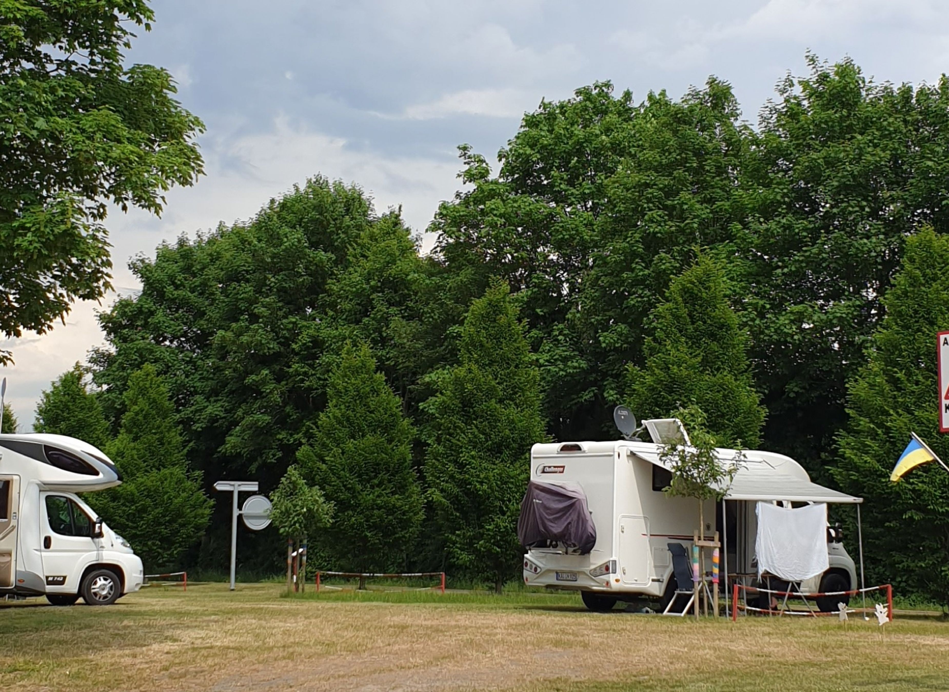 Stellplatz Bahnhofscafe — Sp. parking dla kamperów in Horstmar
