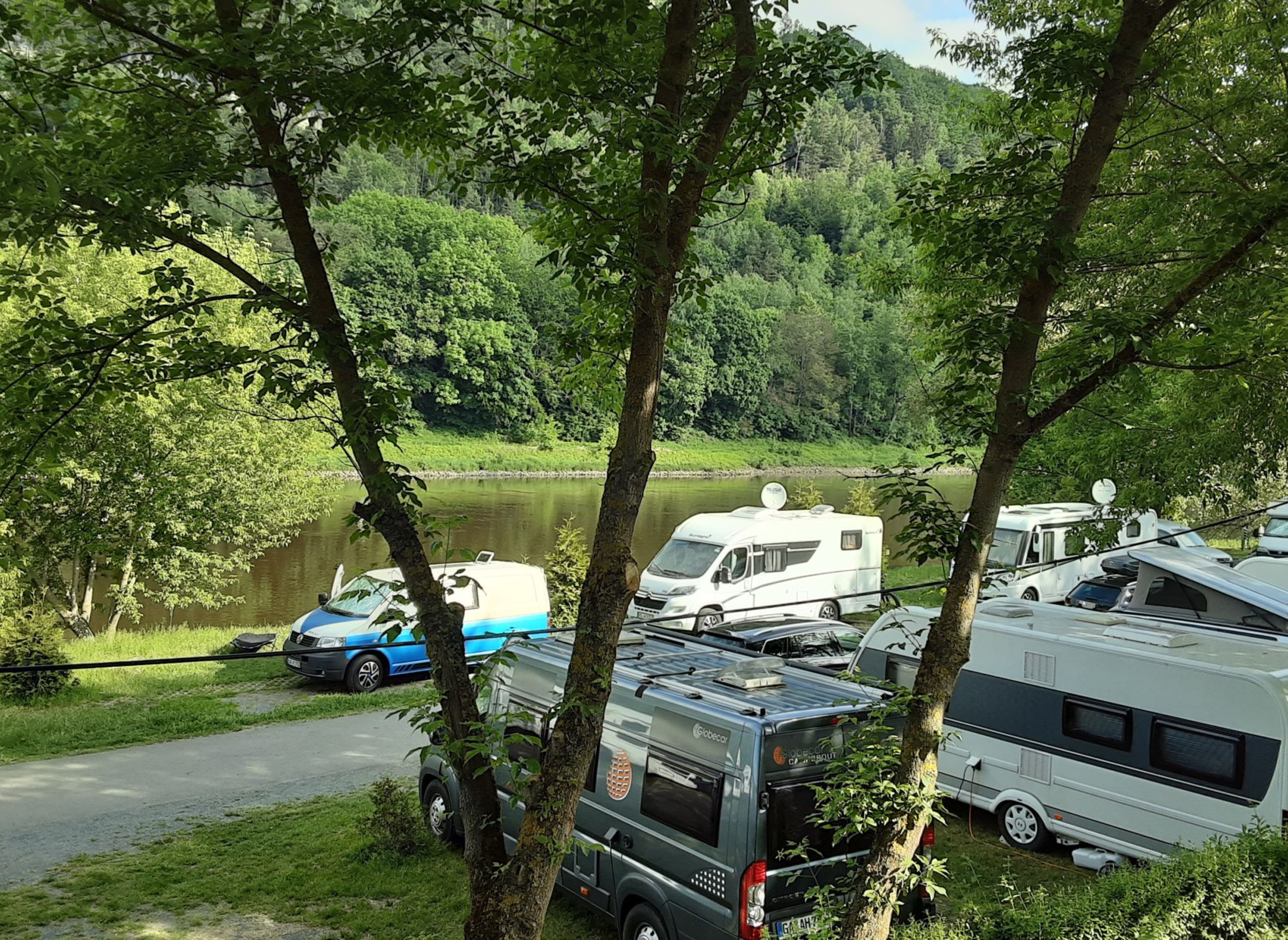 Camping am Treidlerweg — Campingplats in Königstein