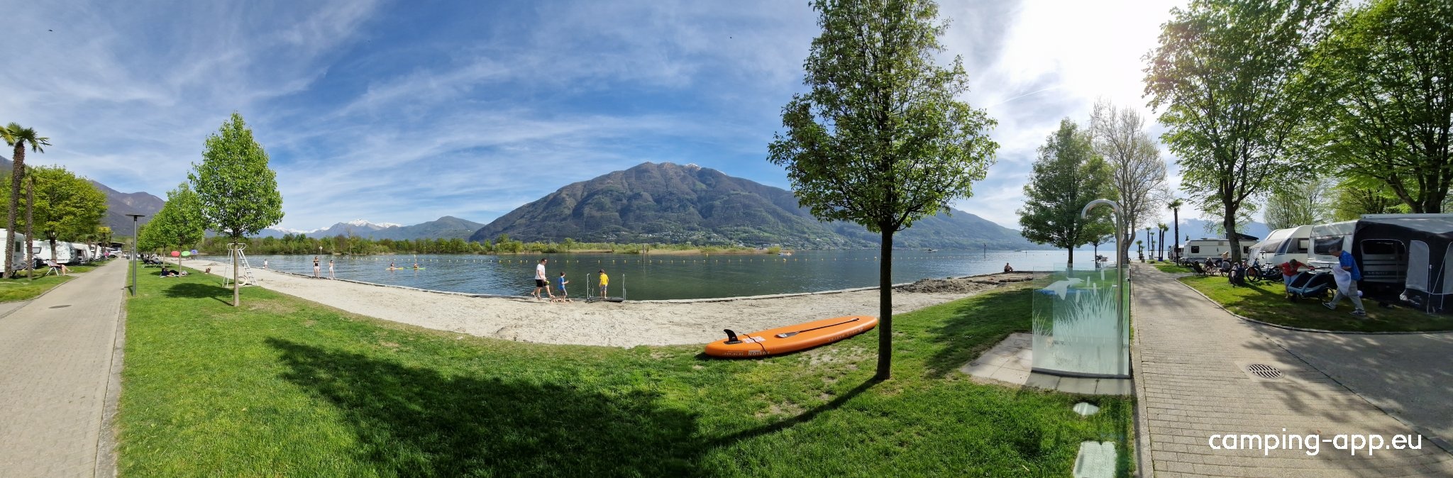 Camping Campofelice ***** — Kamp yeri in Tenero-Contra