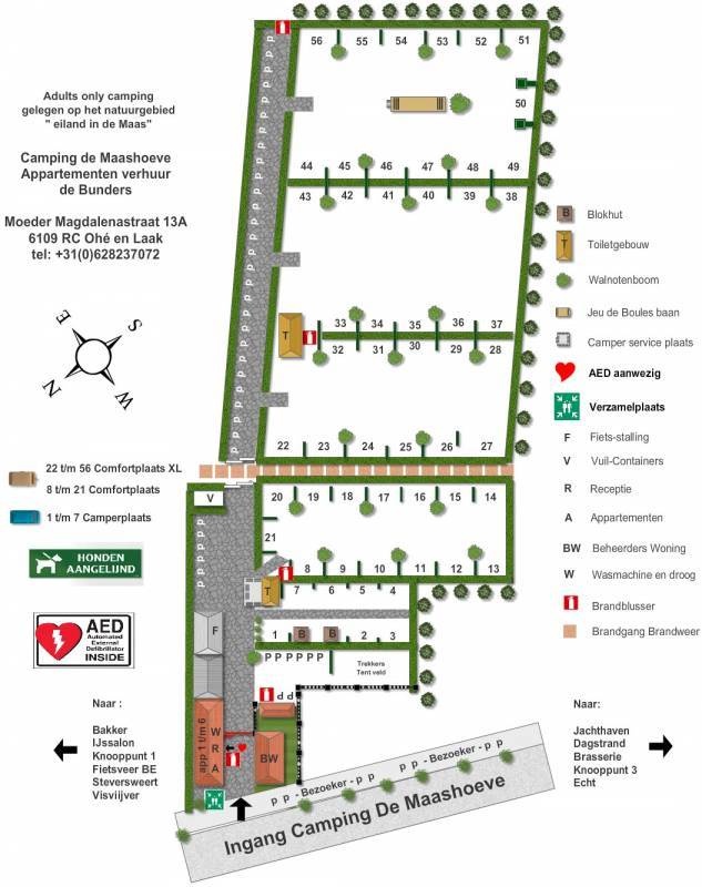 De Maashoeve — Campingplatz in Ohé en Laak