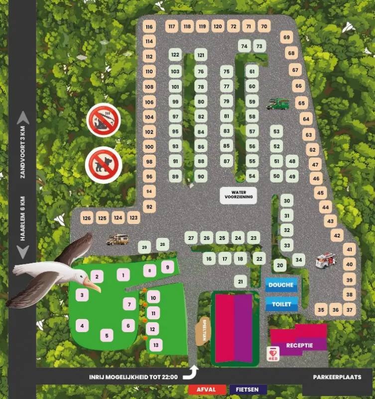 Camping Bloemendaal — Campingplatz in Overveen