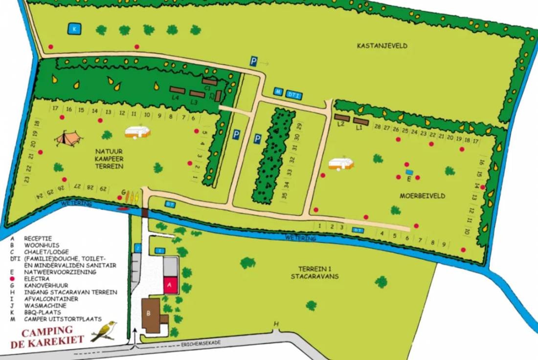Camping De Karekiet Buren — Campingplatz in Buren