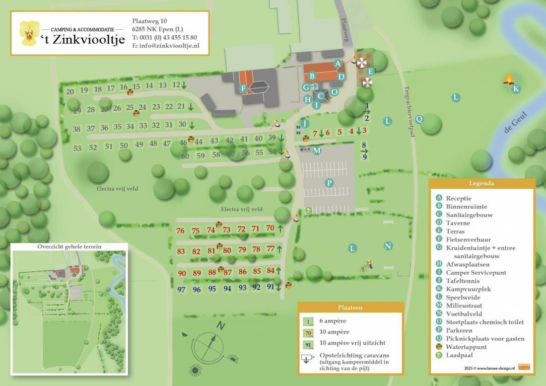 Camping & Accommodatie 't Zinkviooltje — Campingplats in Epen