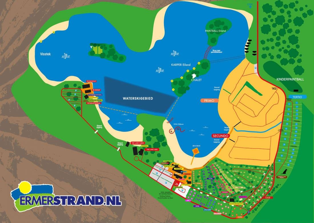 Ermerstrand — Camping in Erm