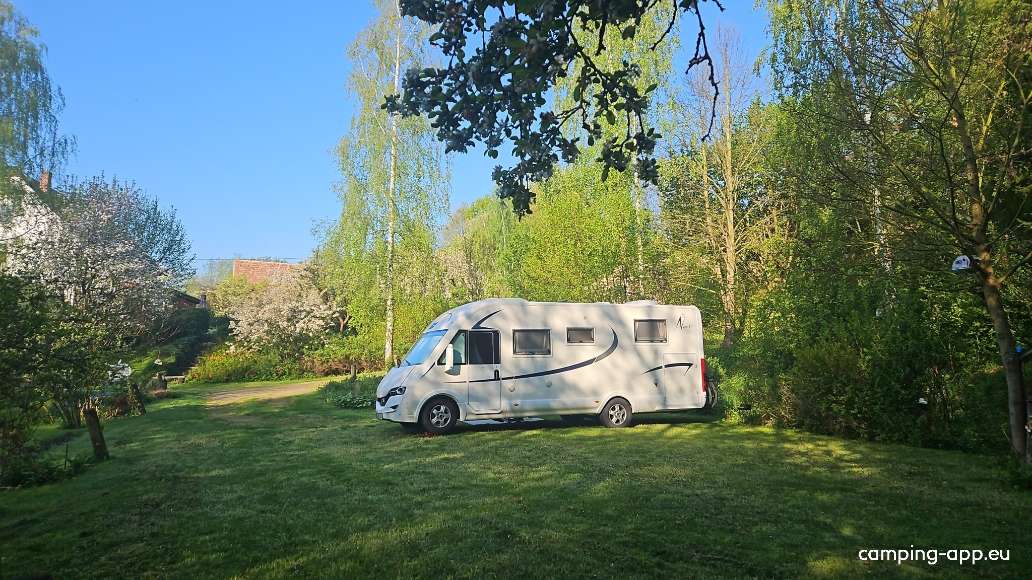 Stellplatz am Ferienhaus Spreer Stollsdorf — Bobilplass in Stollsdorf
