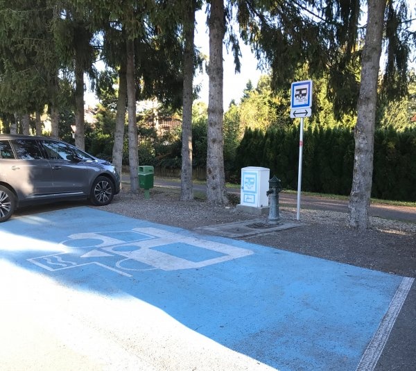 Stellplatz Hirtzbach — Aire camping car in Hirtzbach