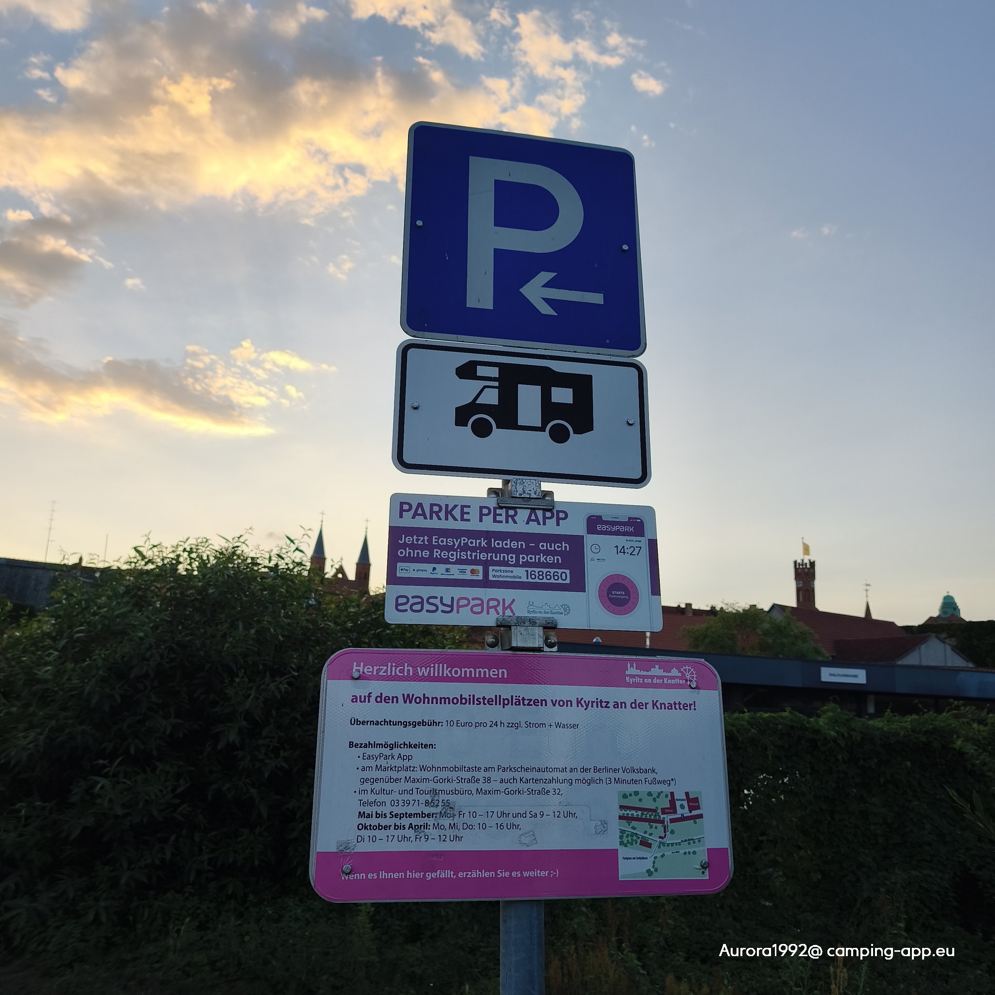 Stellplatz Wässering Kyritz — Foto 2