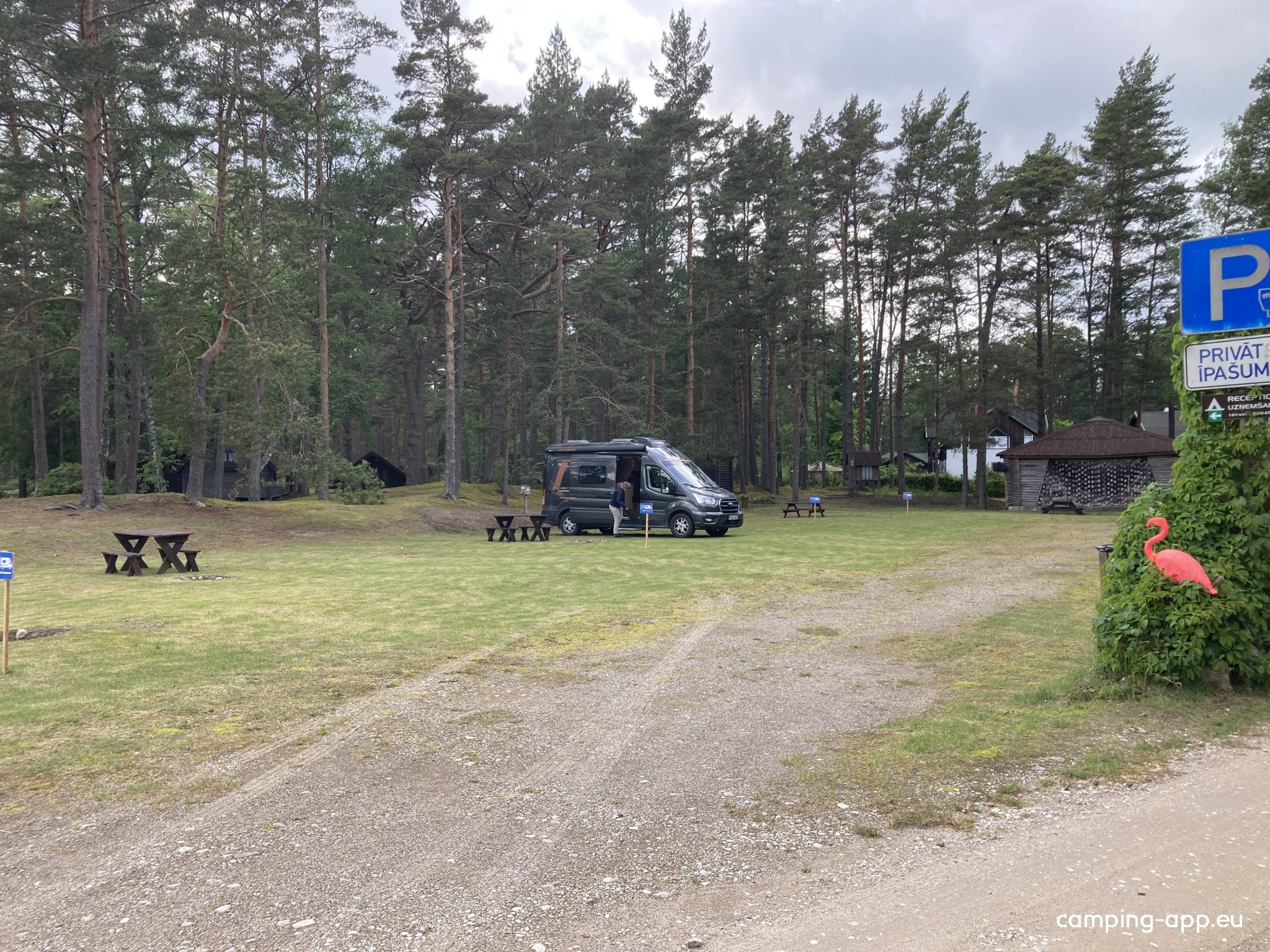 Camping Plaucaki — Area da campeggio in Rojas pagasts