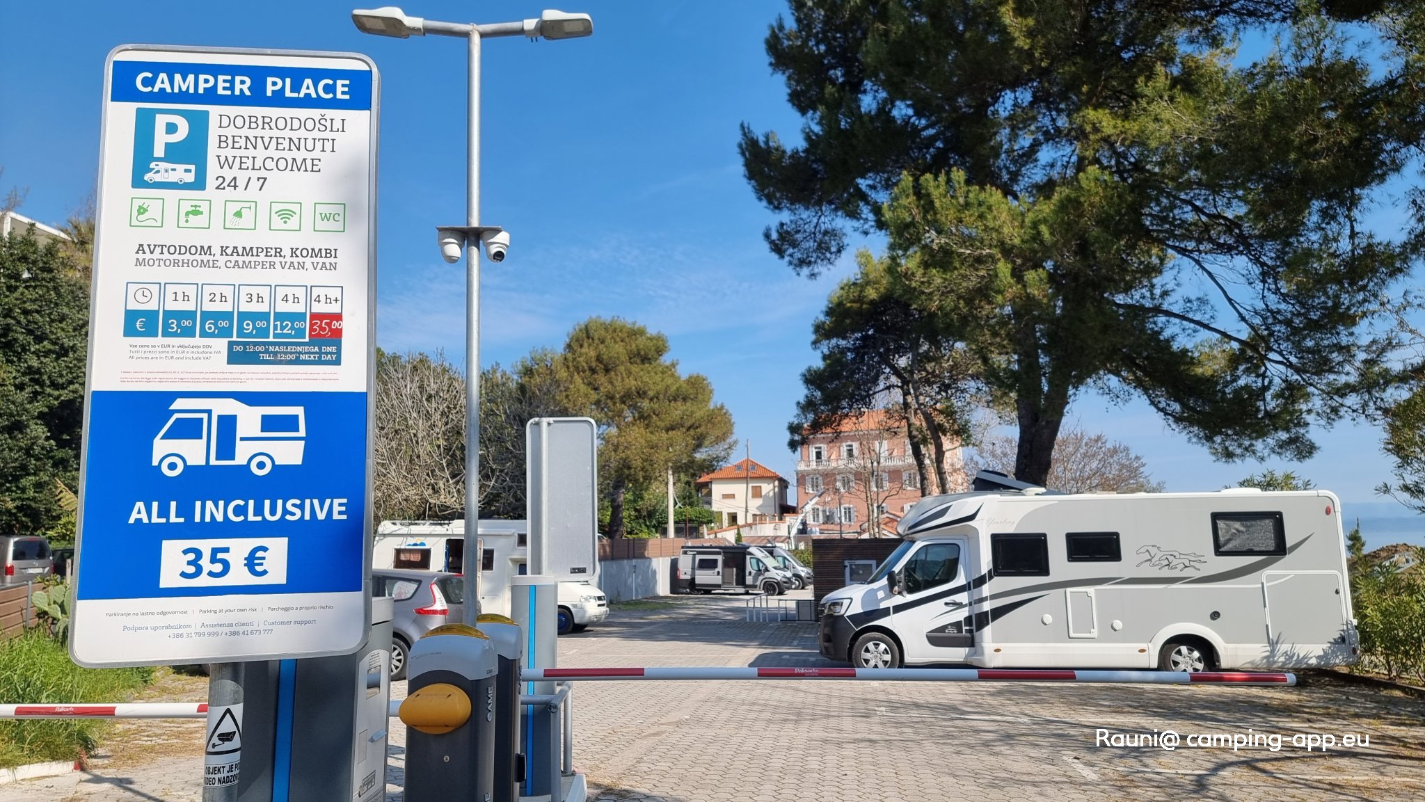 Pizzeria Fiesa Piran — Area Autocaravanas in Piran