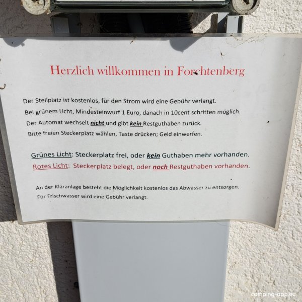 Wohnmobilstellplatz Forchtenberg — Photo 2