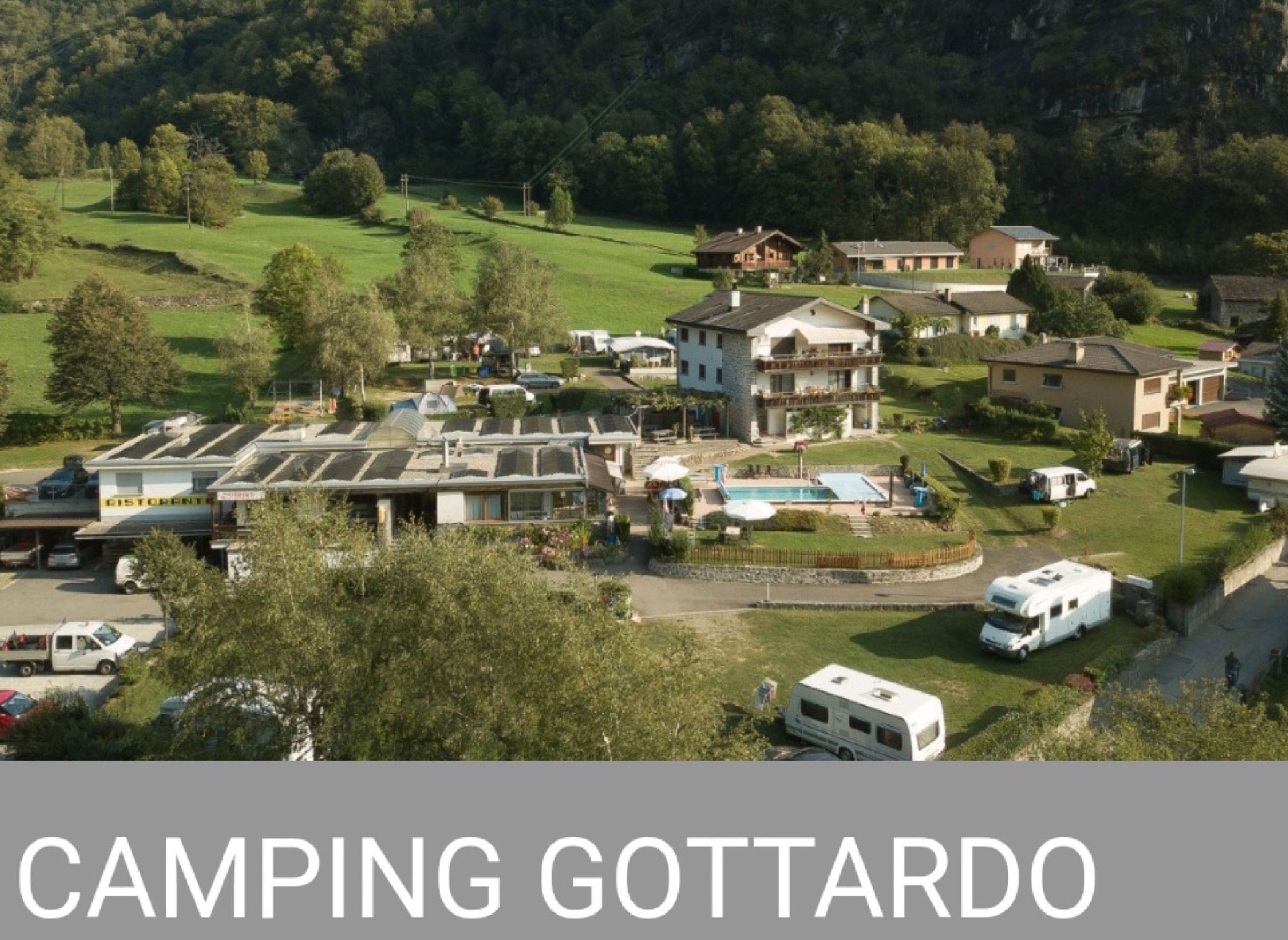 Camping Gottardo — Campingplass in Faido