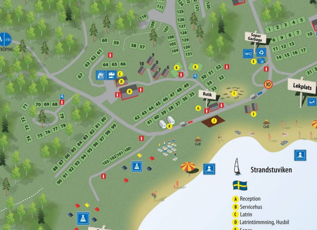 Strandstuvikens Havsbad & Camping — Kemp in Örstig