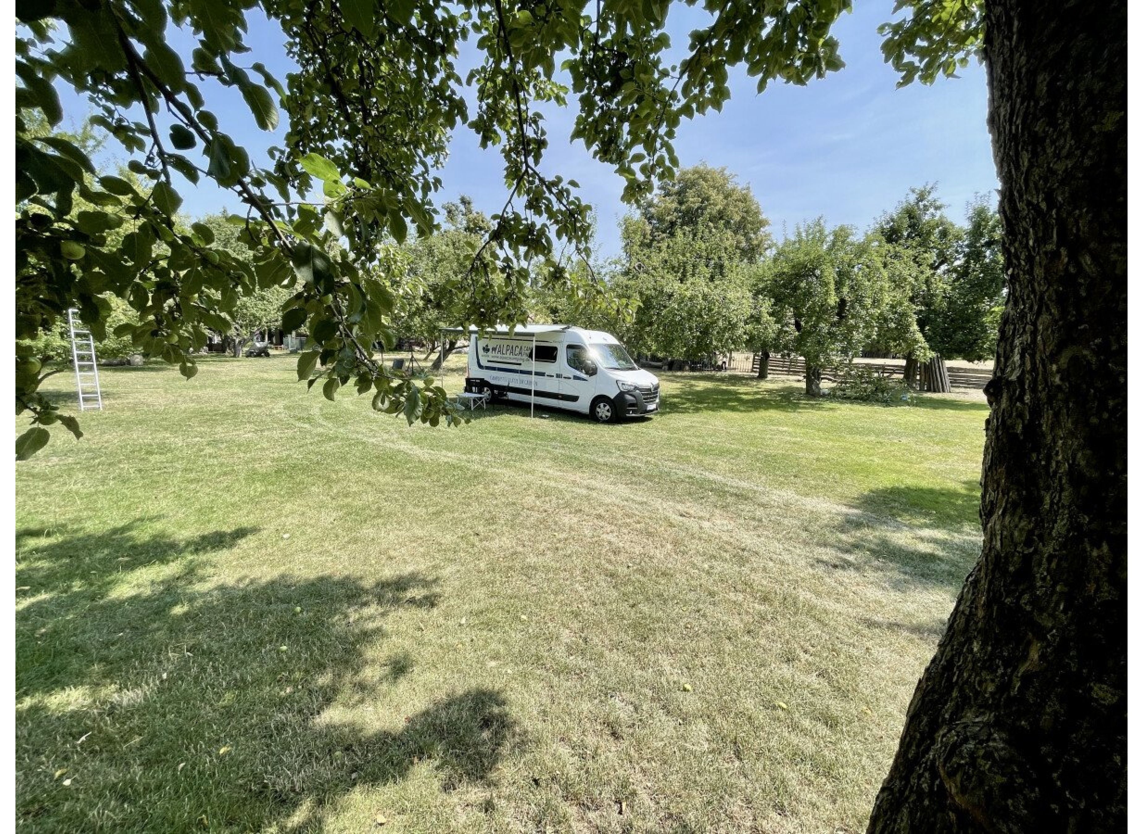 Stellplatz am Familienferienhof Leubner Vierkirchen — Restoran veya Otel Alanında in Vierkirchen