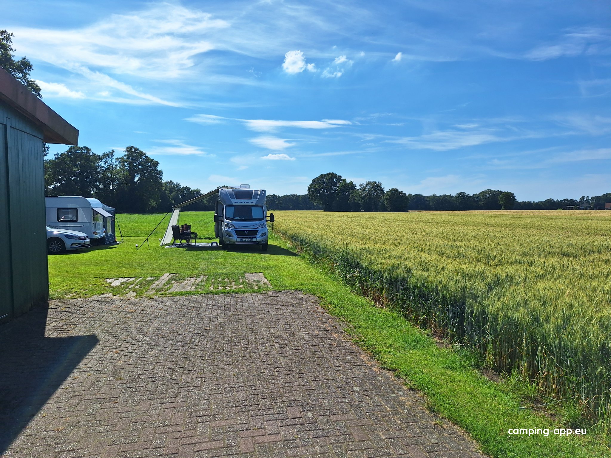 Wohnmobilstellplatz in Südlohn-Oeding auf dem Hof Wameling — Camperplads in Südlohn