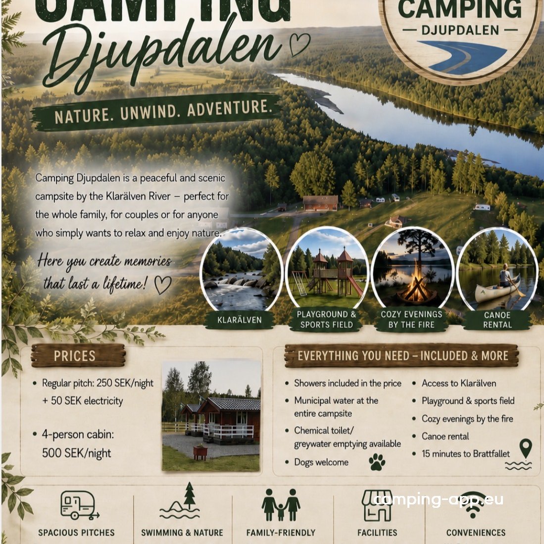 Camping Djupdalen — Foto 2