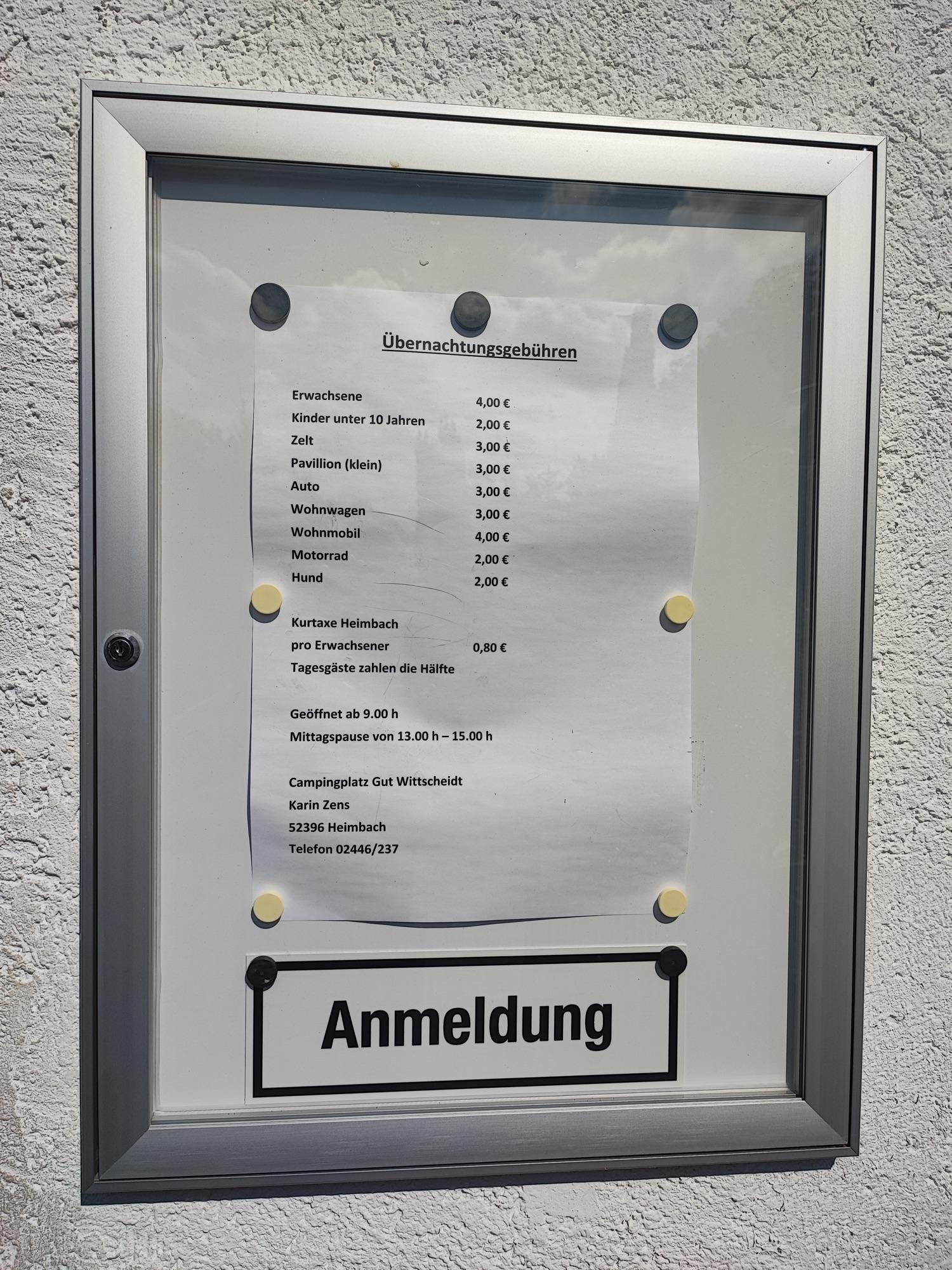 Camping Gut Wittscheidt — Sítio de acampamento in Heimbach