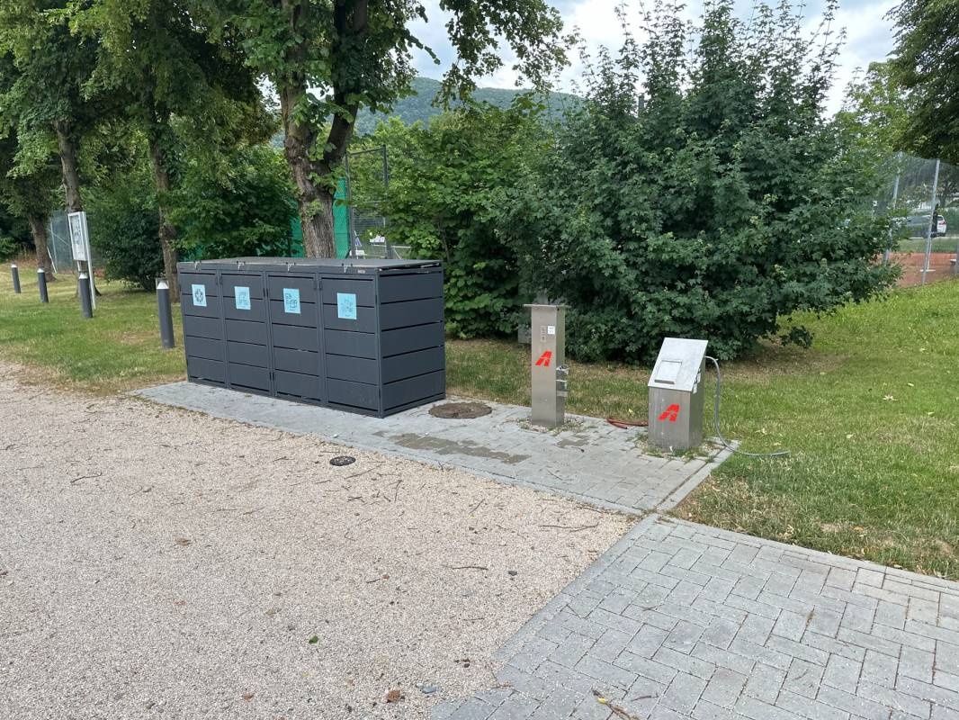 WoMo Stellplatz Owen — Karavan Sitesi in Owen