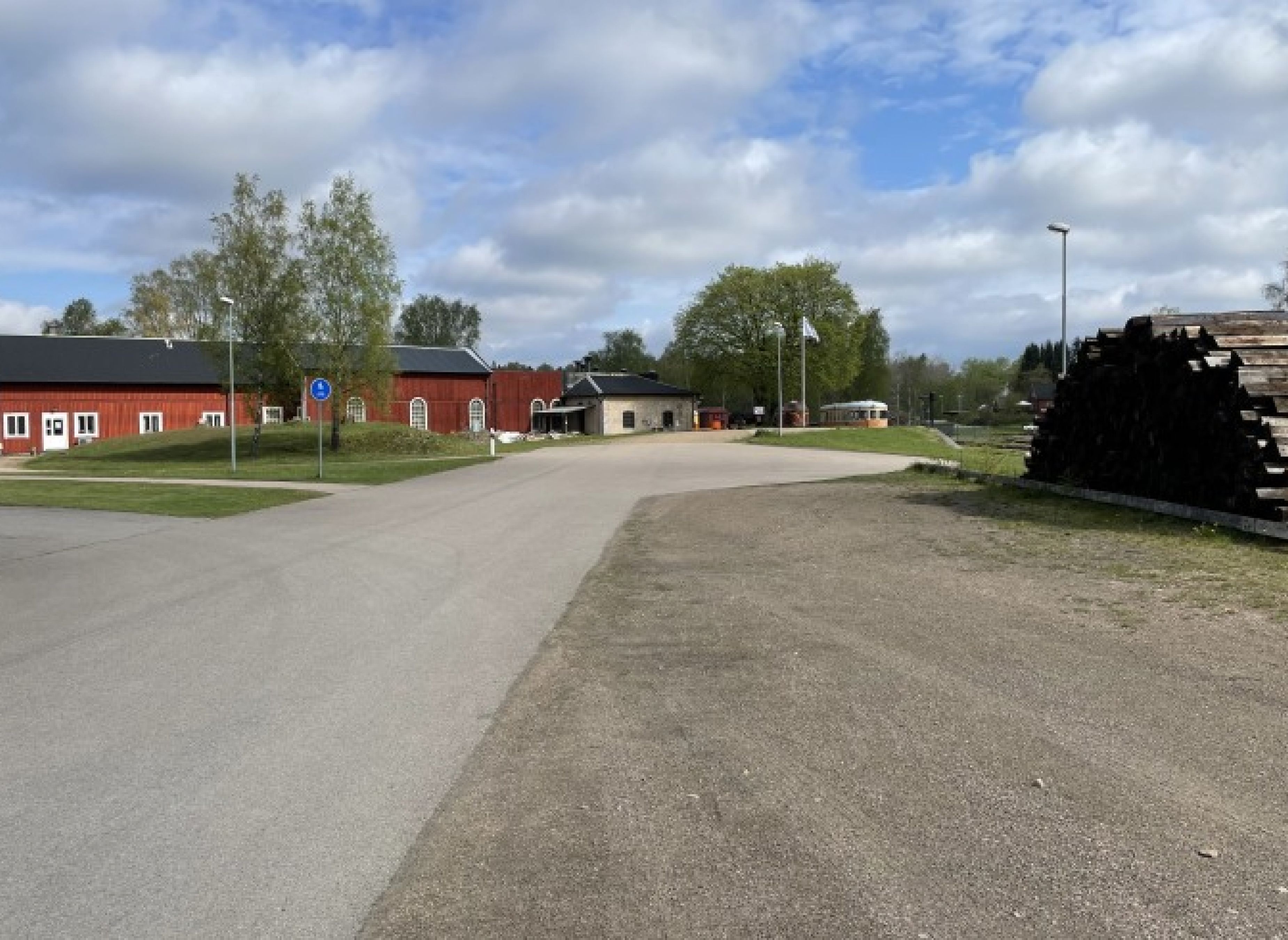 Skåne-Smålands Järnvägsförening — Bobilplass in Strömsnäsbruk