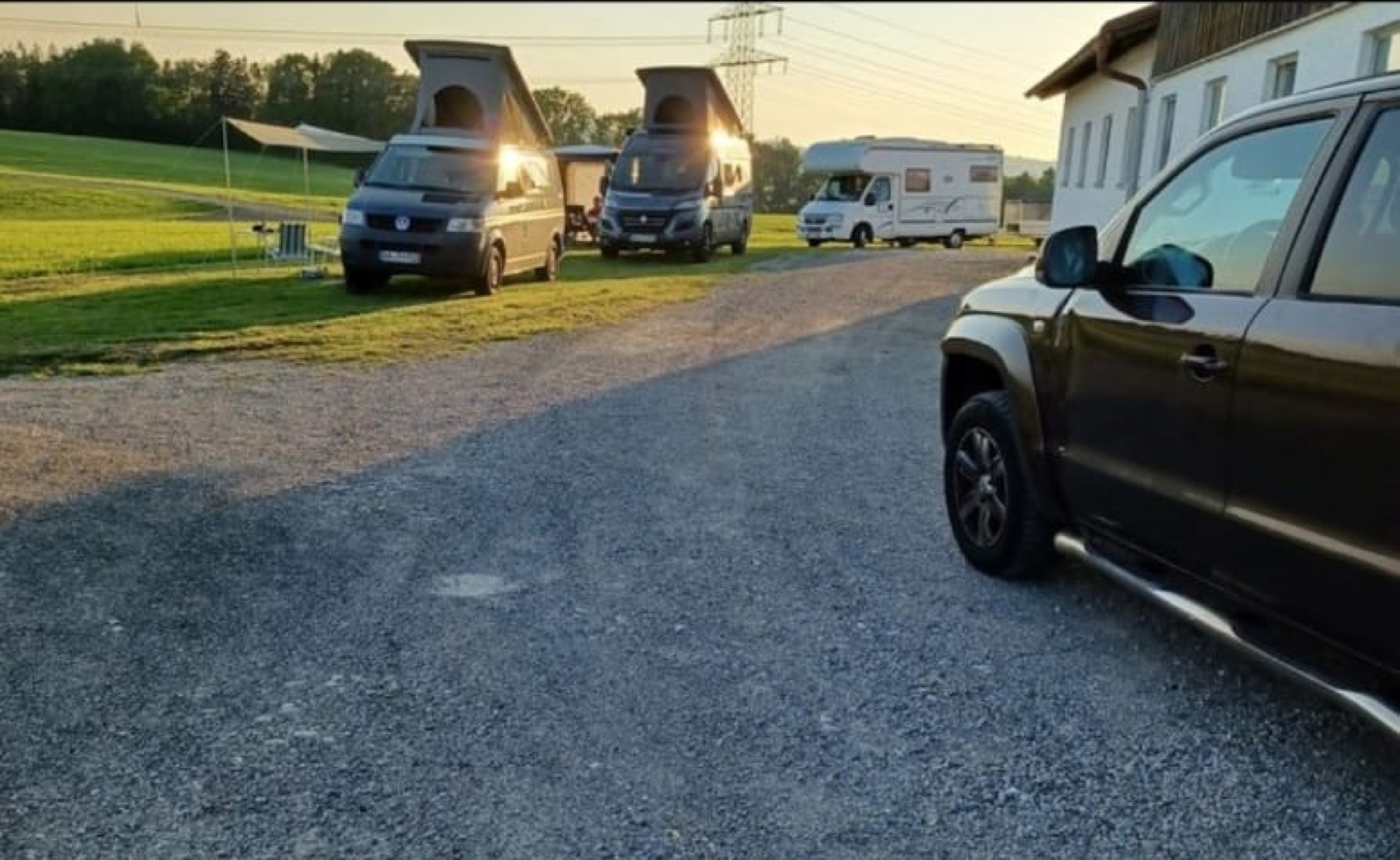 Wohnmobilstellplatz Dietmannsried Weizes Weitblick — Stellplatz in Dietmannsried