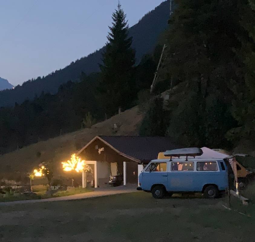 Panorama Stellplatz + Camping Basweri — Campervan Site in Ried-Brig