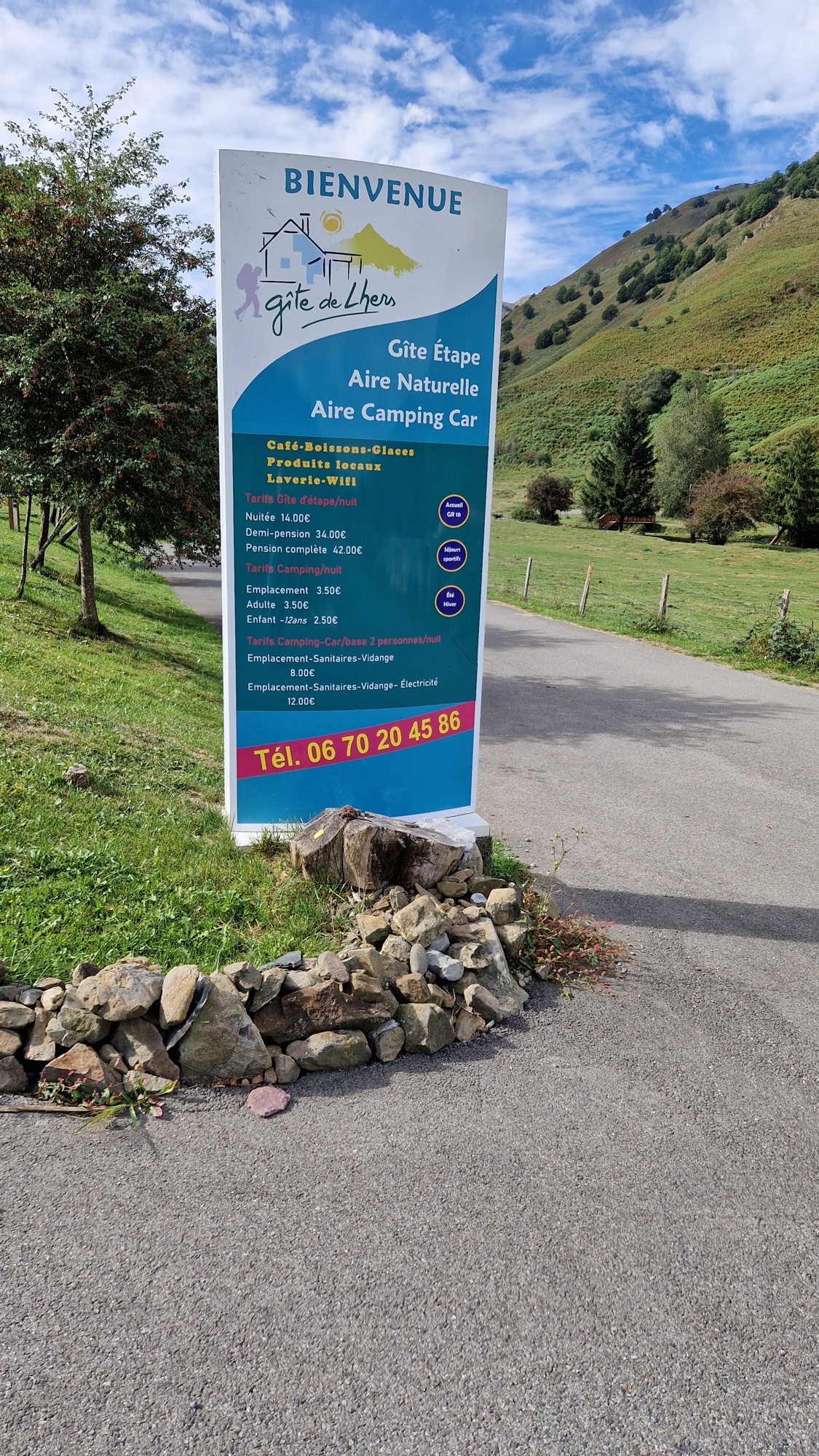 Gite de Lhers — Area di sosta in Accous