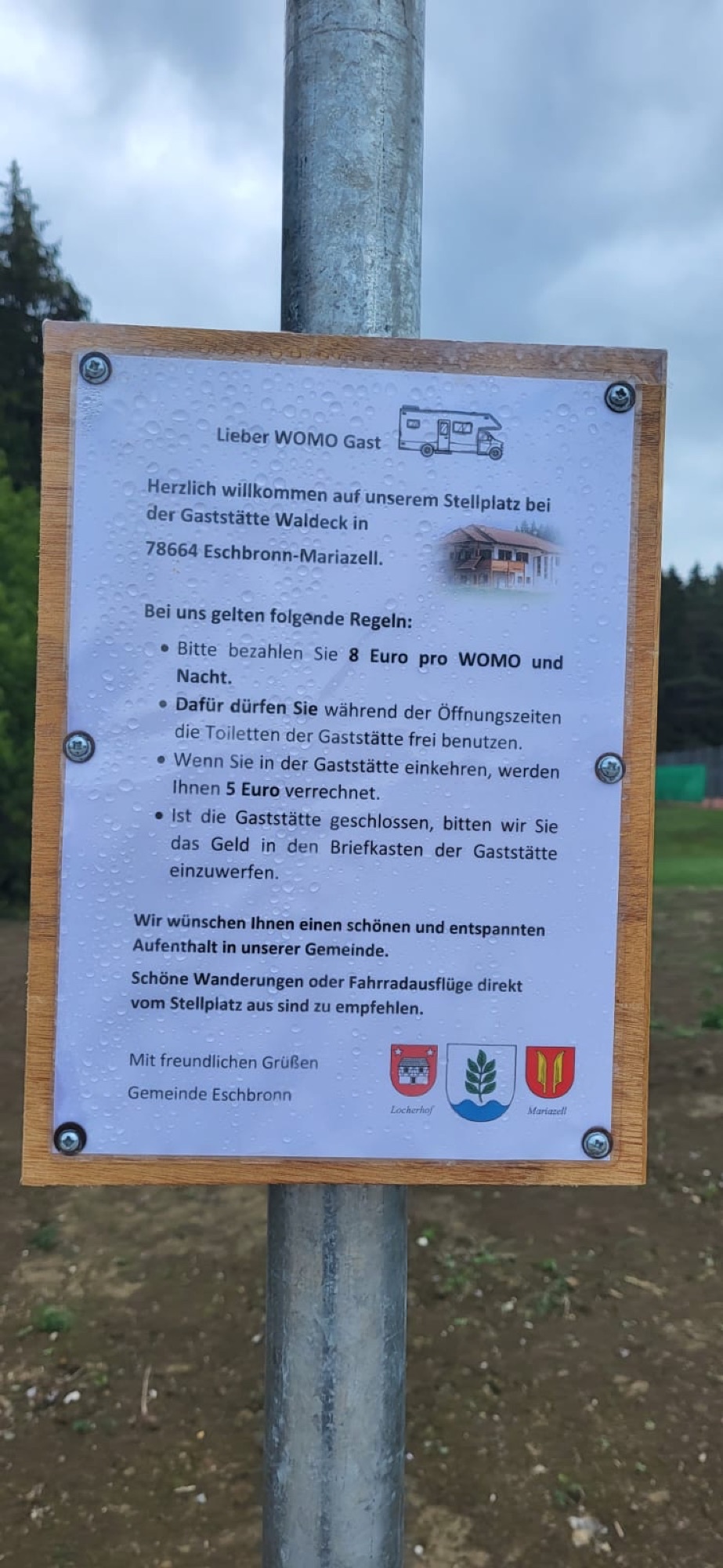 Stellplatz Mariazell — 露营车营地 in Eschbronn