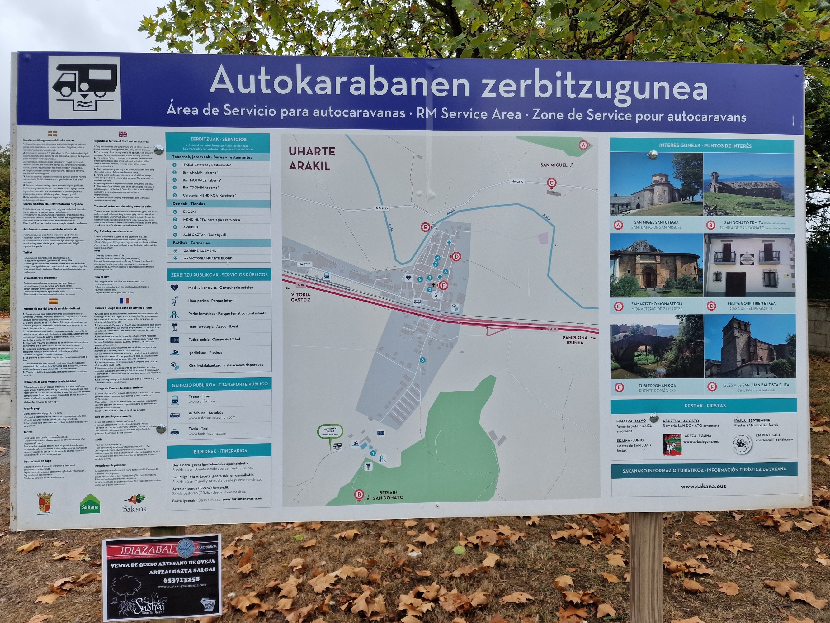 Guneko Arauak — Ställplats in Uharte-Arakil