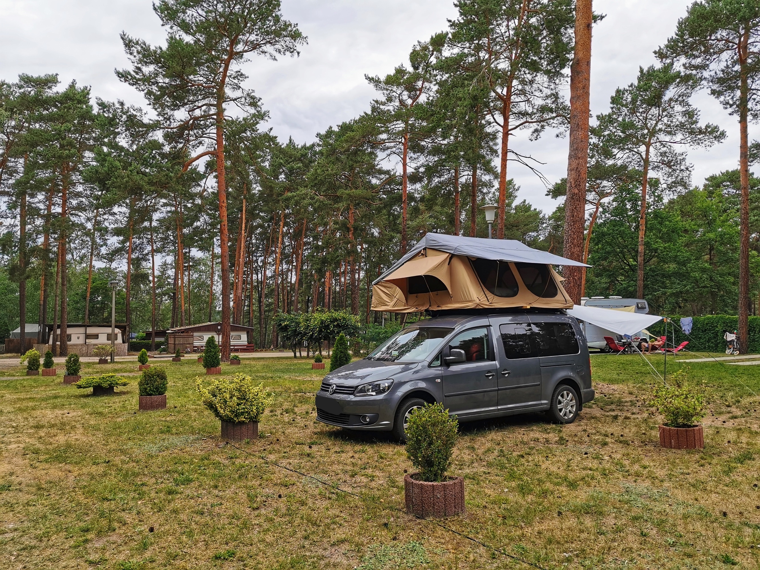 Waldcamping Am Großsee — Campingplass in Tauer