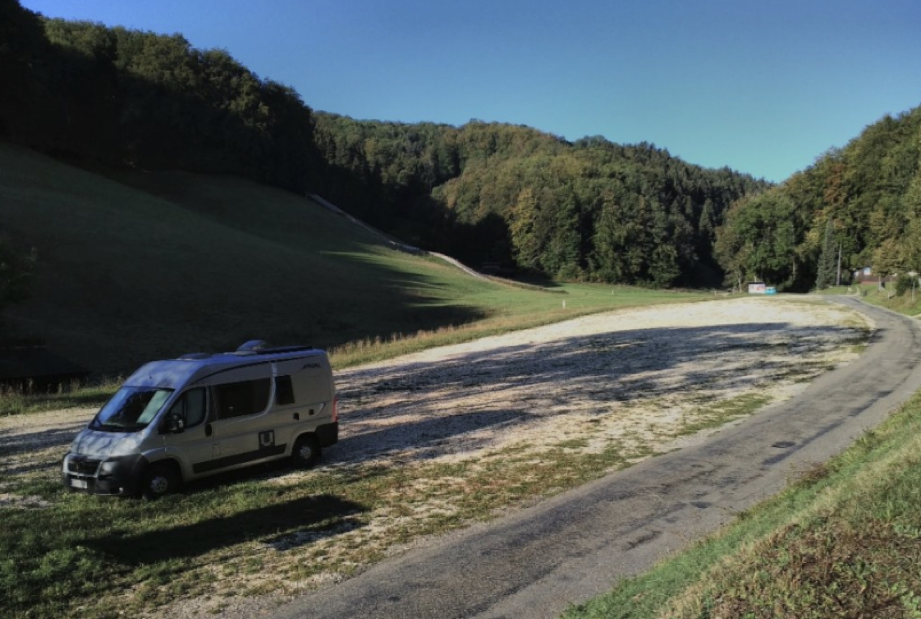 Stellplatz am Bläsiberg — Sítio para autocaravanas in Gruibingen