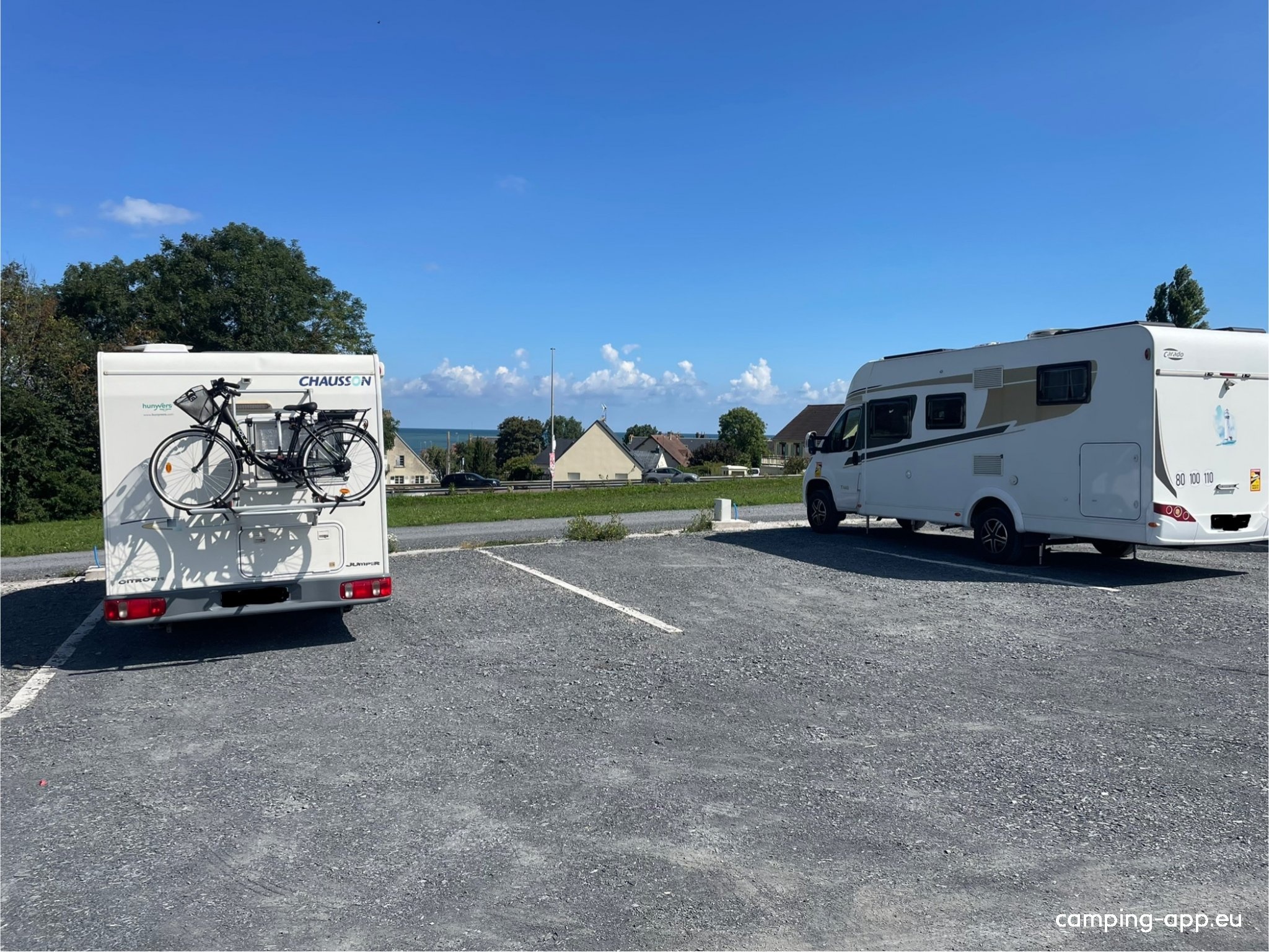 Stellplatz Grandcamp-Maisy — Campervan Site in Grandcamp-Maisy