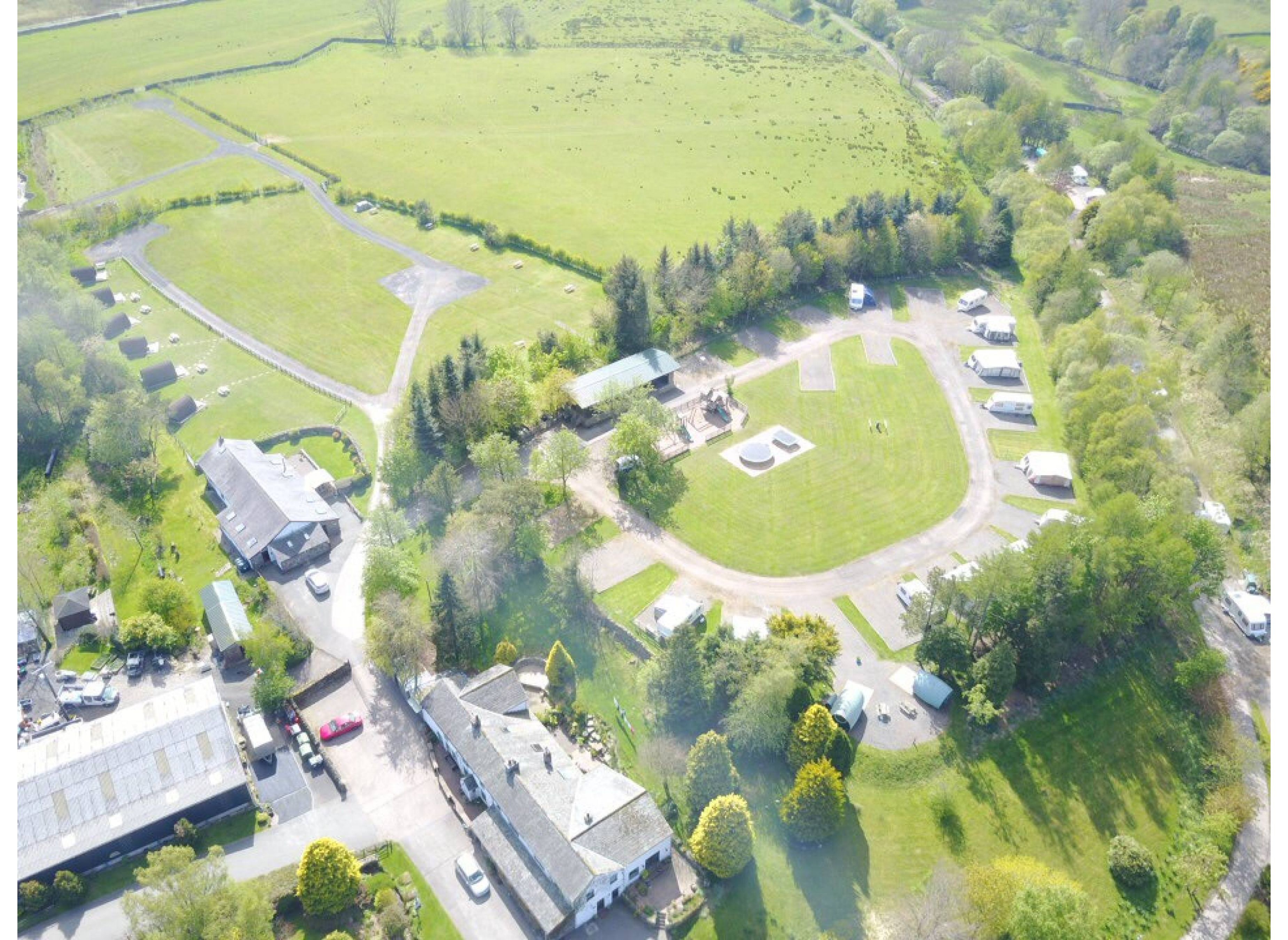 hard standing caravan and mhome pitch — Camping in Cumbria