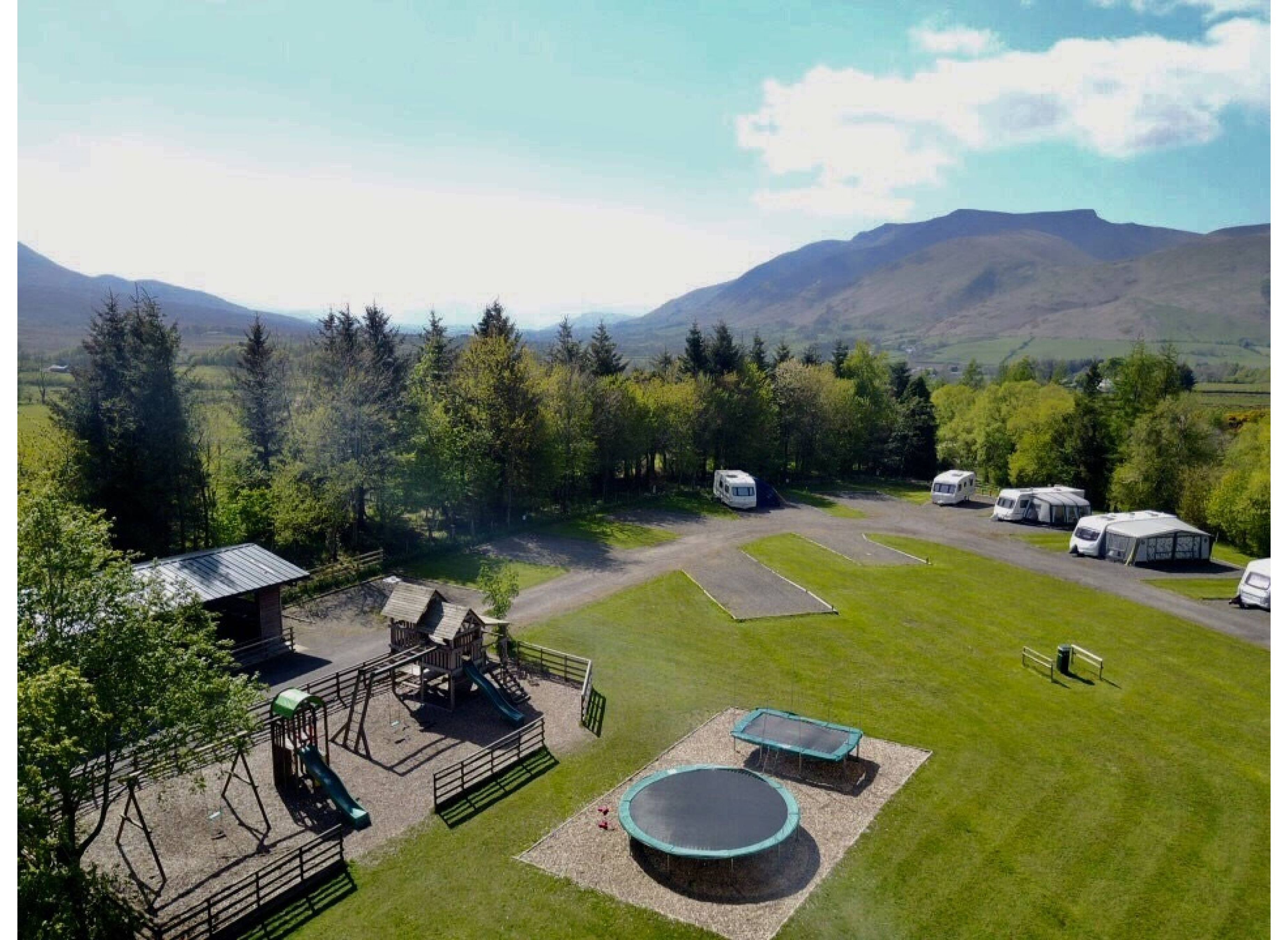 hard standing caravan and mhome pitch — Cámping in Cumbria