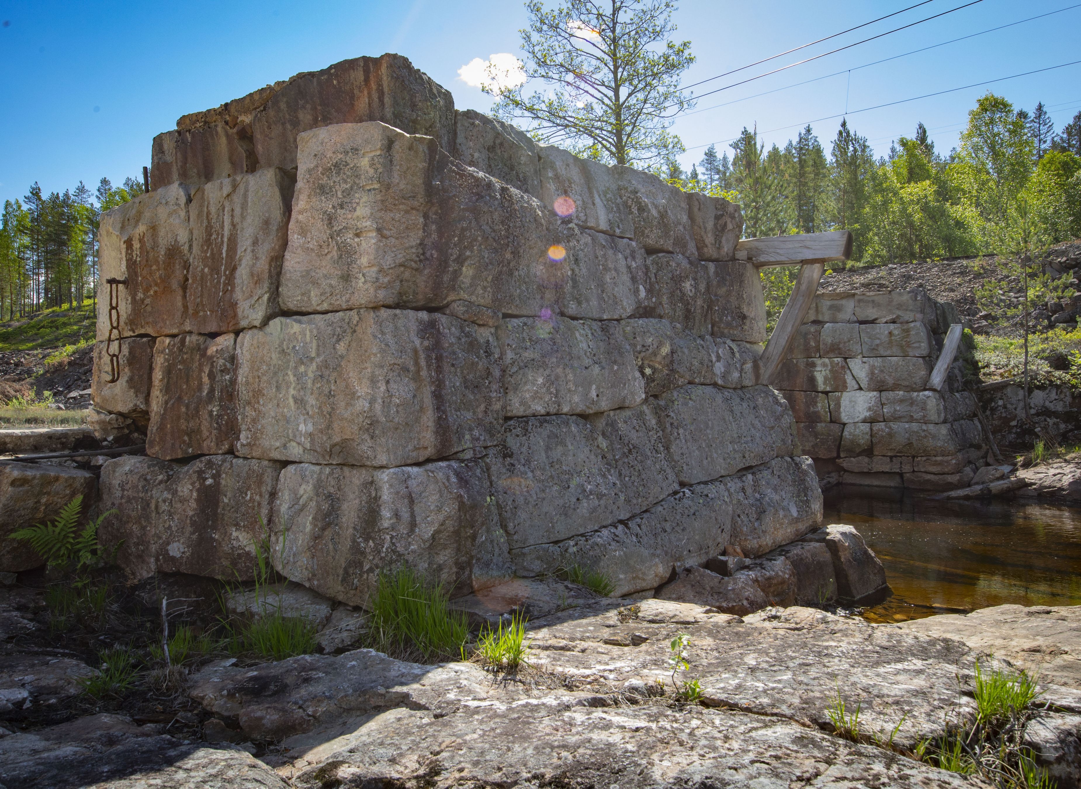 Åslandsdammen — Bobilplass in Nome Municipality