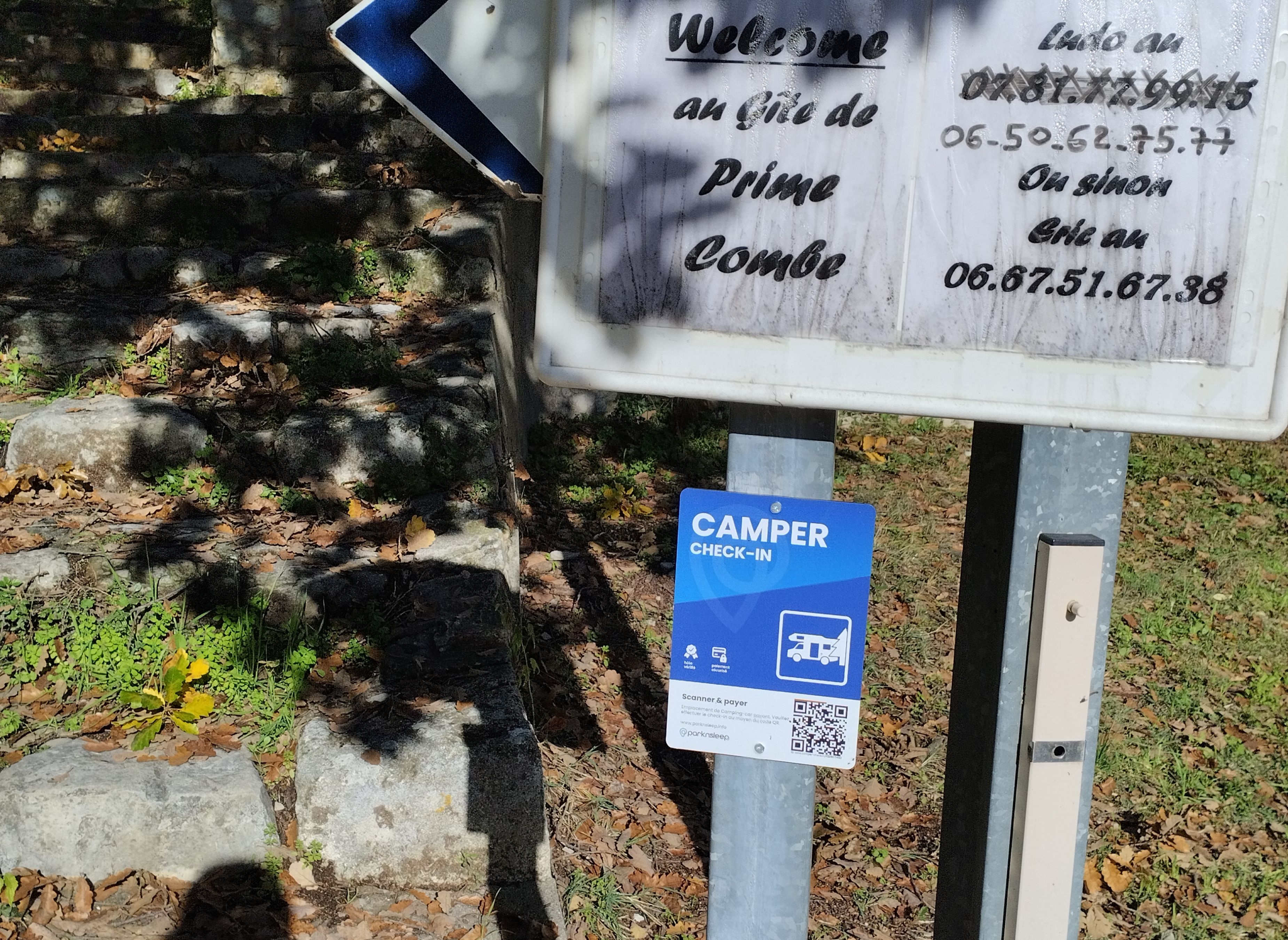 Sanctuaire Notre Dame de Prime Combe — Camperplads in Fontanes