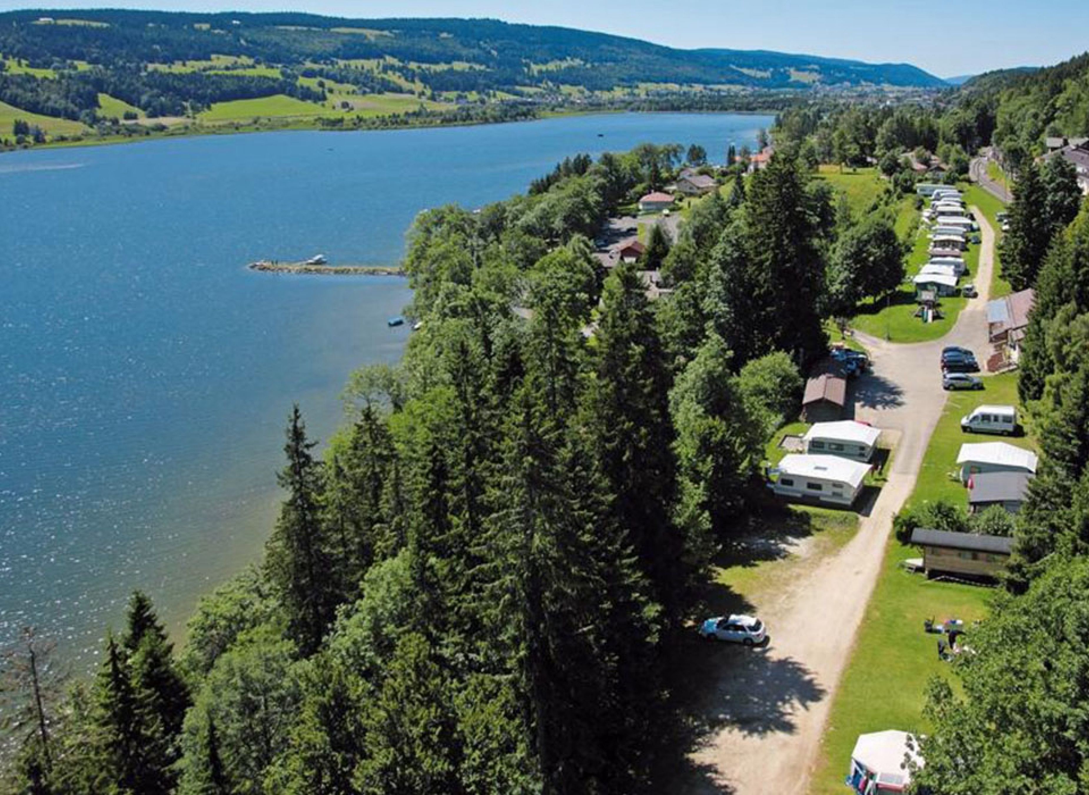 Camping Lac de Joux — 露营地 in Le Chenit