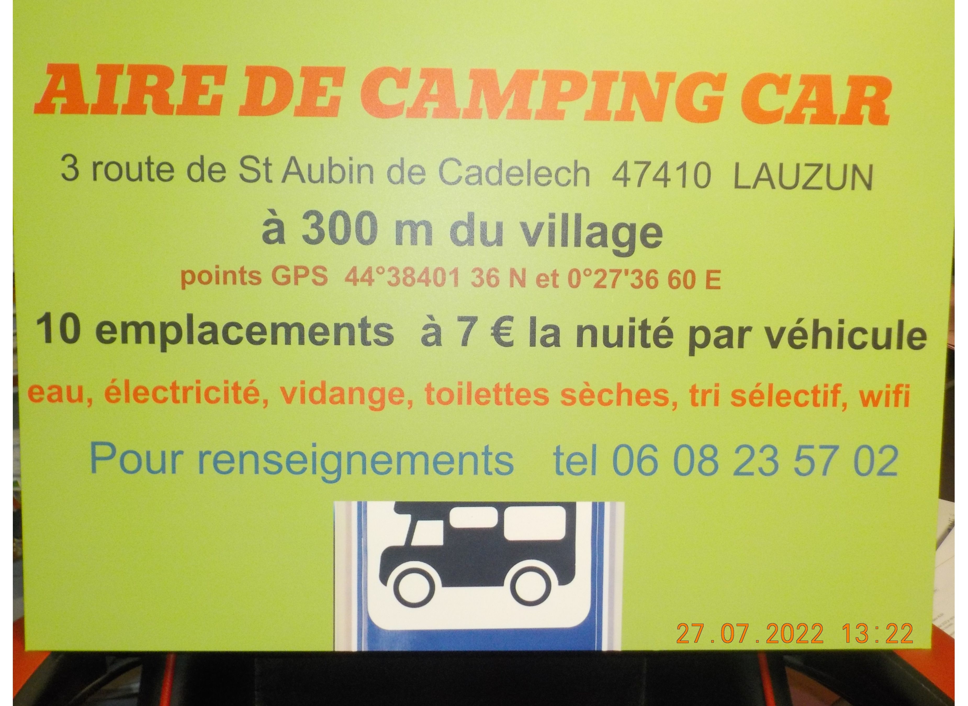 Alain ALBA — Ställplats in Saint-Aubin-de-Cadelech