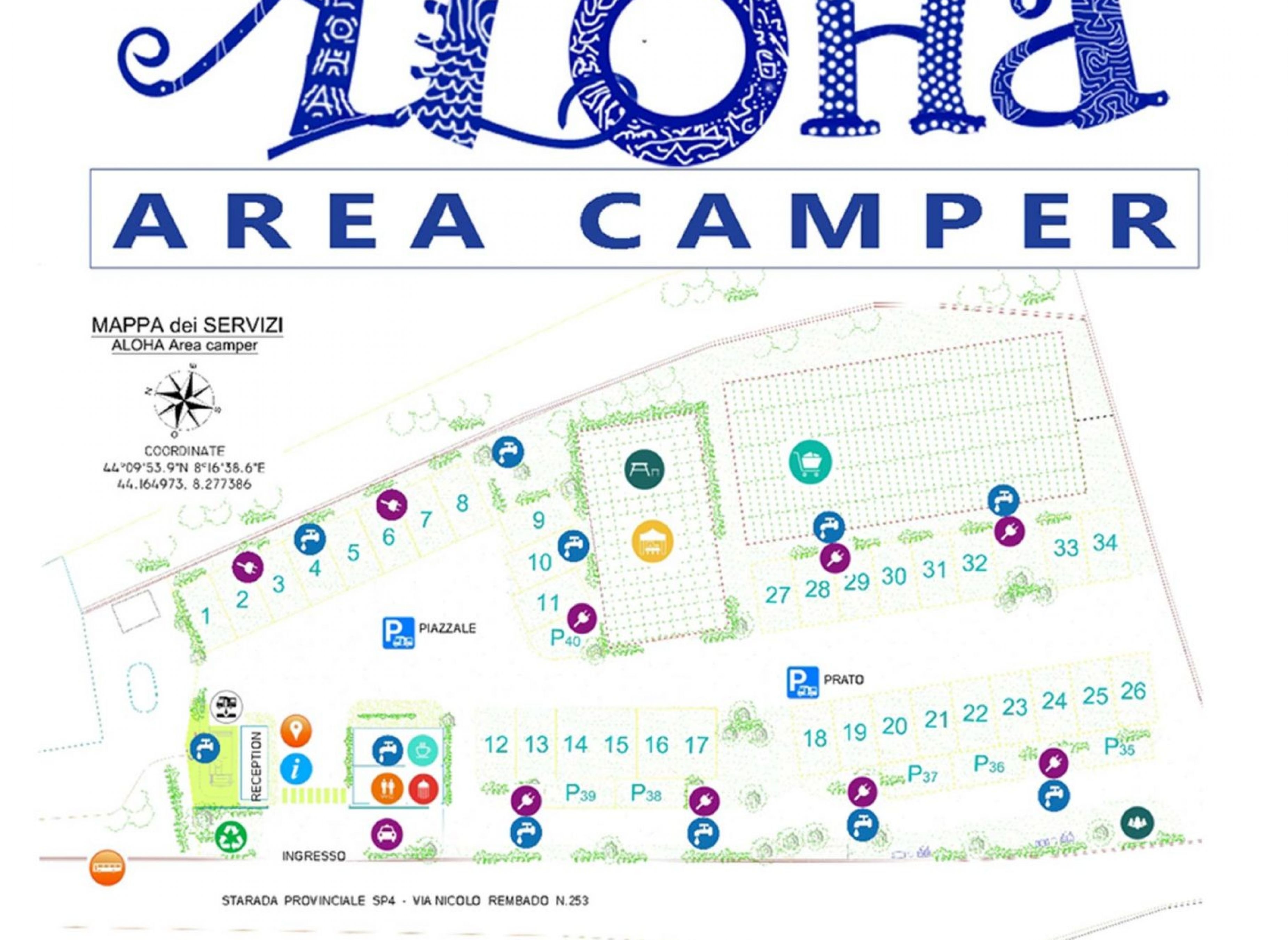 Sosta Camper Aloha — Ställplats in Tovo San Giacomo