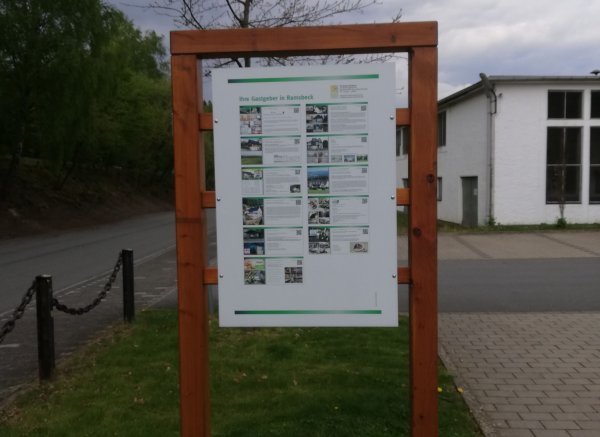 Parkplatz am Sauerländer Besucherbergwerk