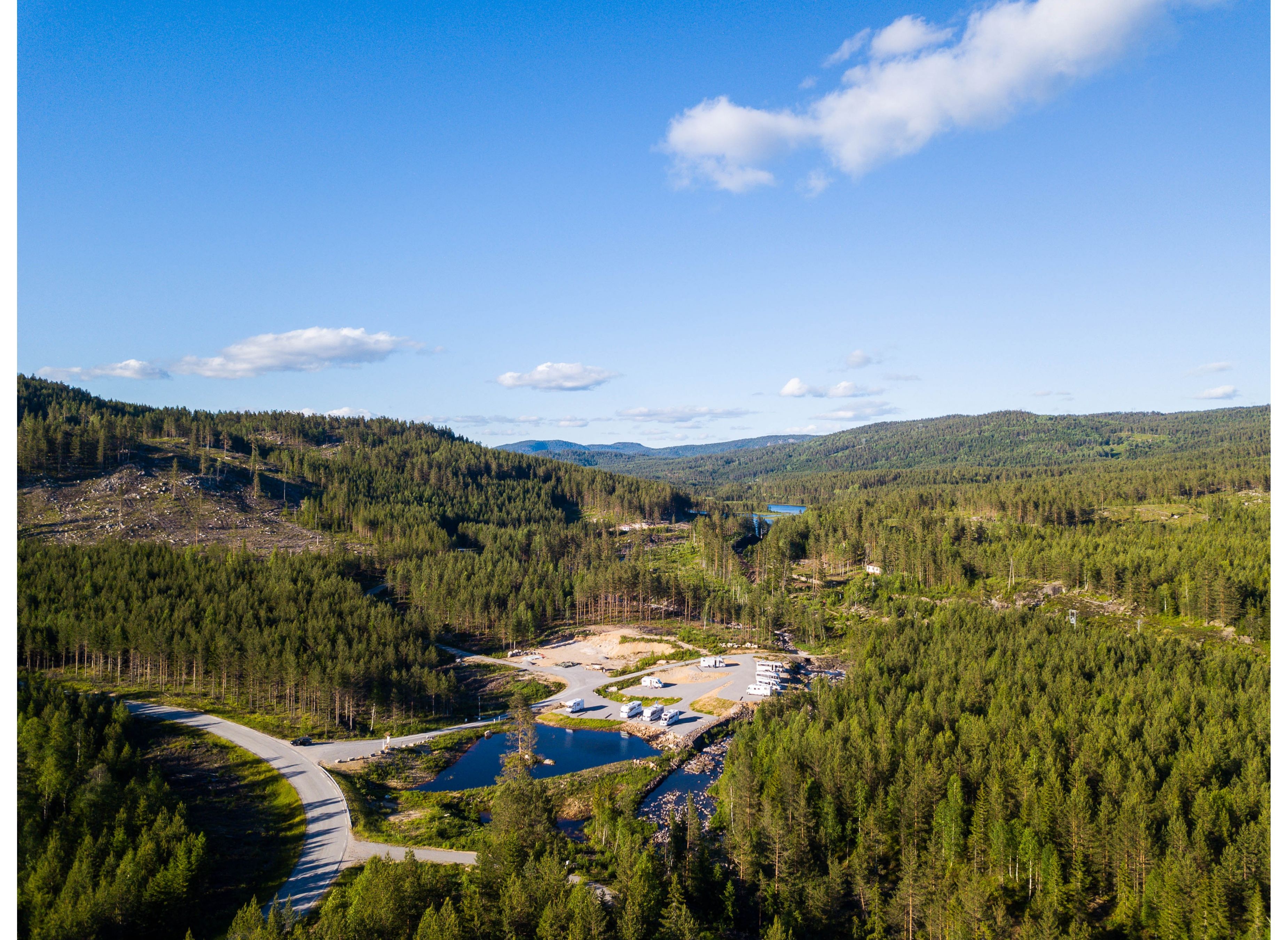 Villmarkseventyret bobilparkering — Bobilplass in Nome Municipality