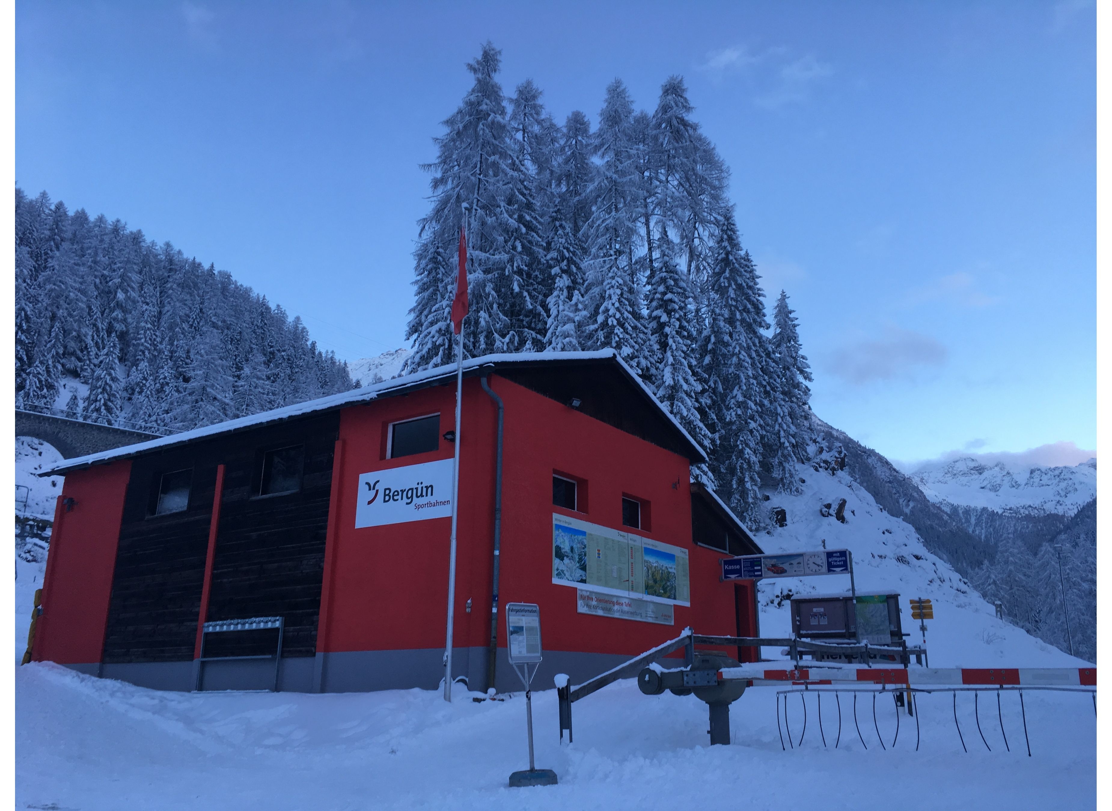 Zops Winter — 露营车营地 in Bergün/Bravuogn