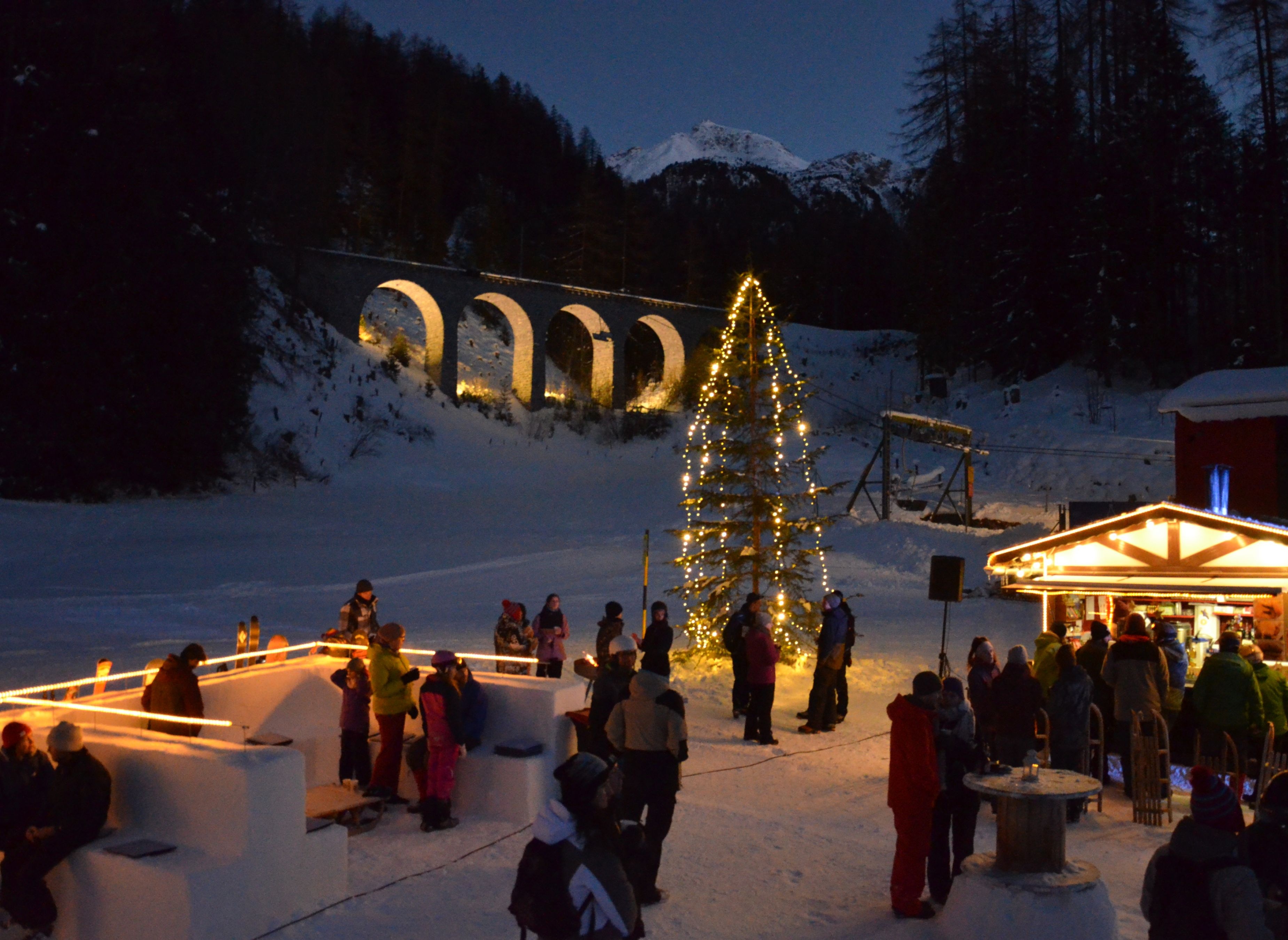 Zops Winter — Stellplatz in Bergün/Bravuogn
