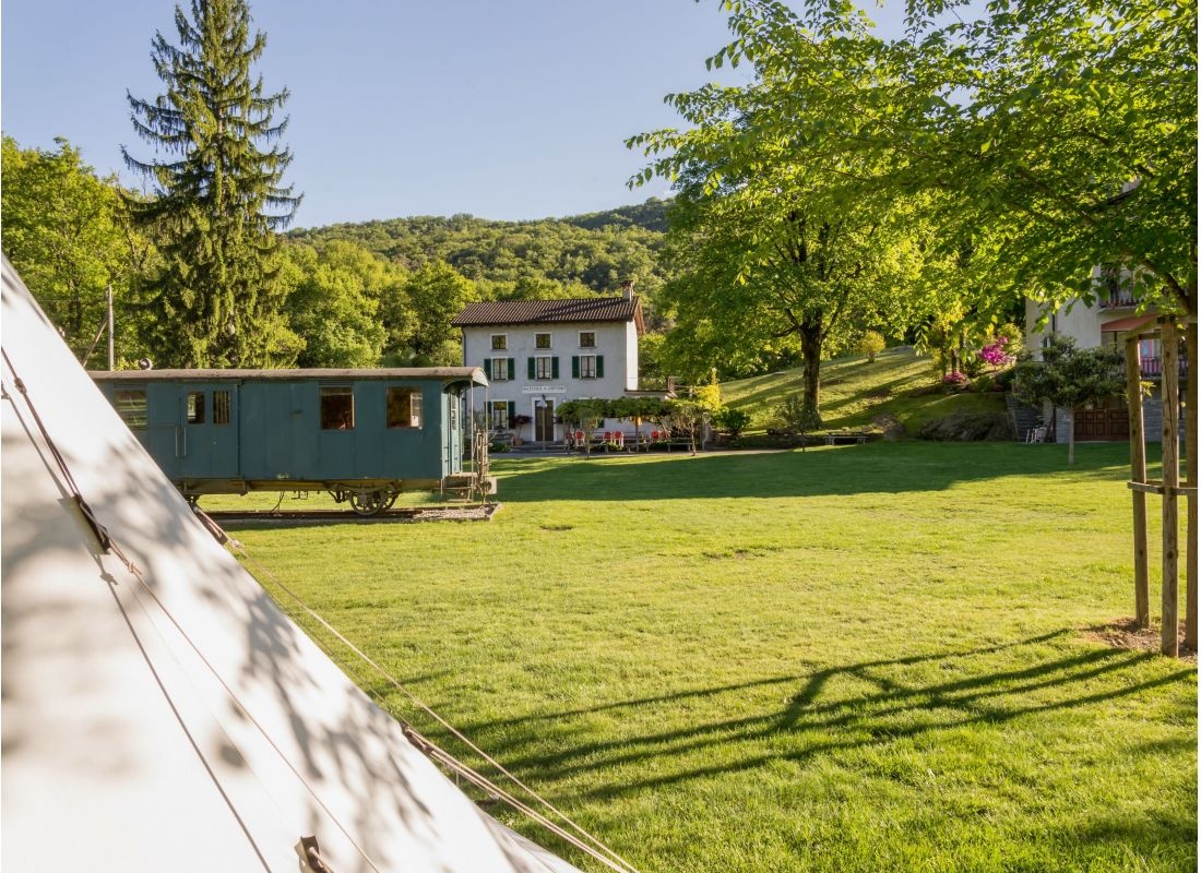 Ostello&Camping Riposo — Kamp yeri in Losone