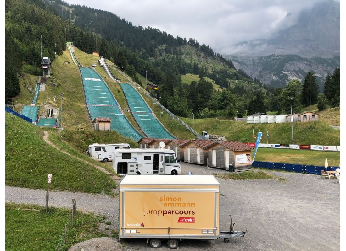 Swisscom Nordic Arena Kandersteg — Aire camping car in Kandersteg