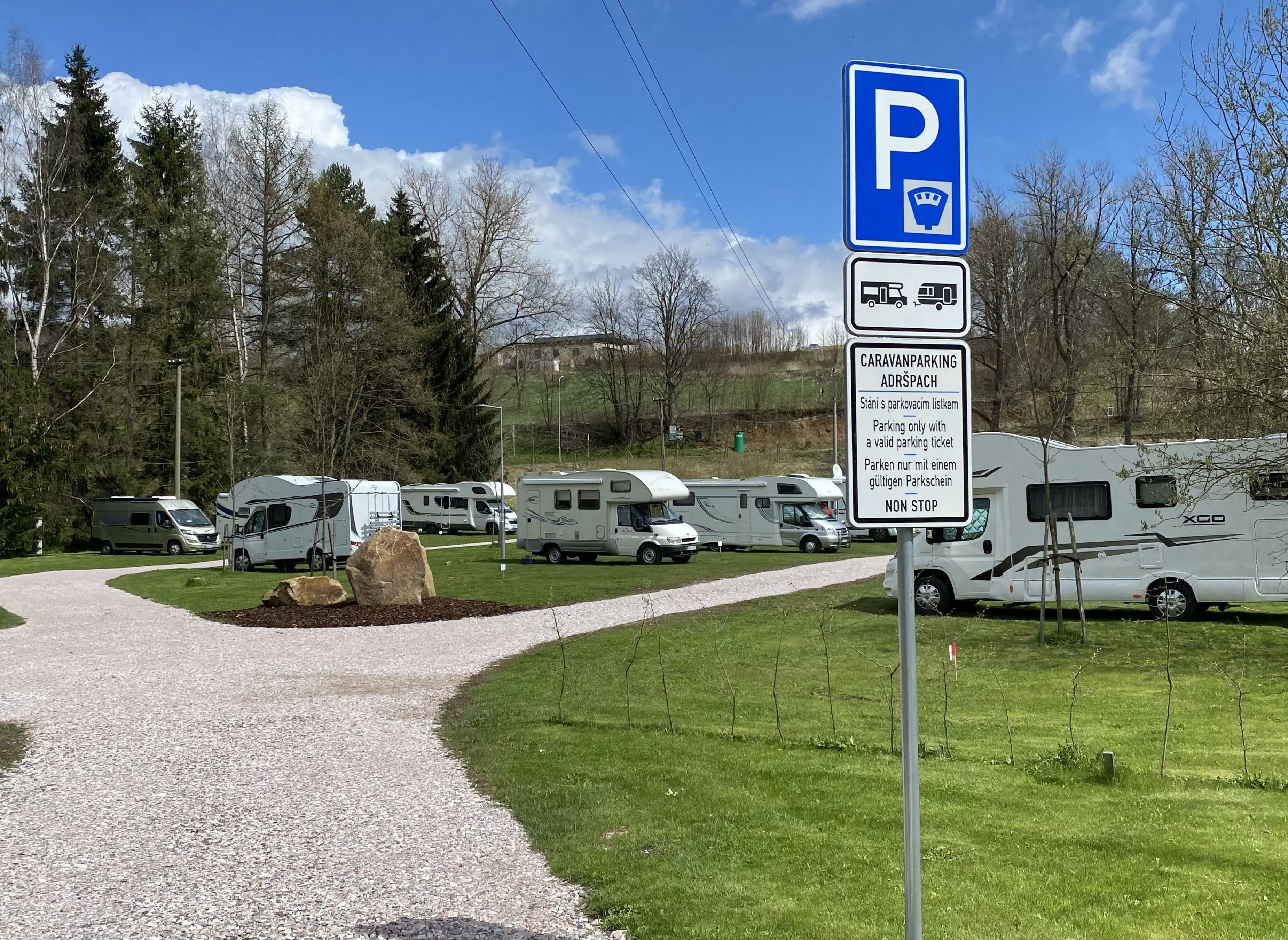Stellplatz Adrspach — Area Autocaravanas in Teplice nad Metují