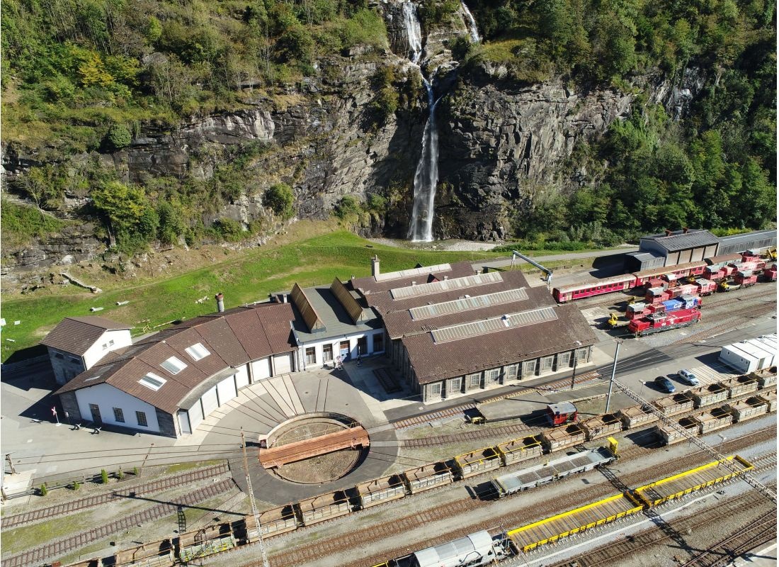 Swiss Railpark Biasca — Sp. parking dla kamperów in Biasca