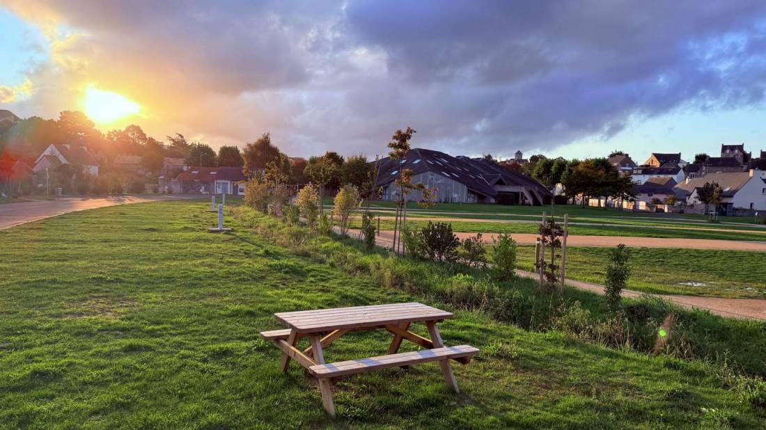Stellplatz Pléneuf-Val-André — Ställplats in Pléneuf-Val-André