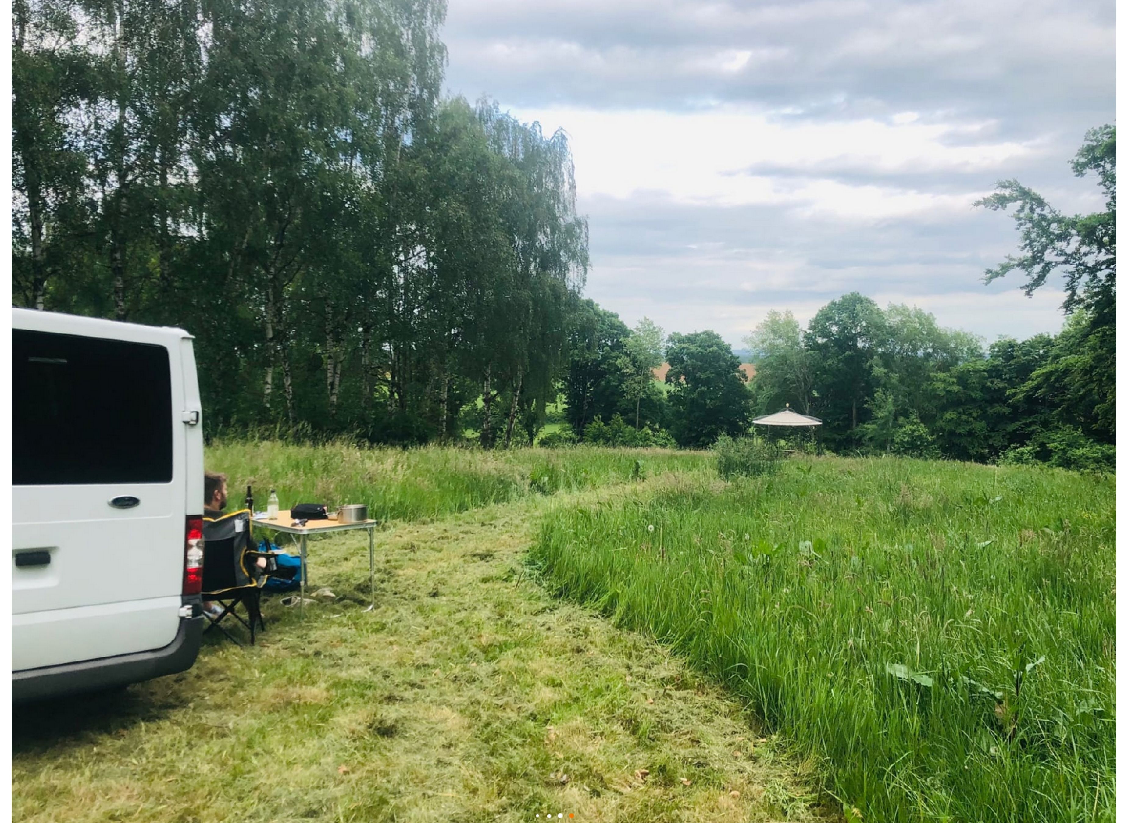 Ruhiger Vanstellplatz mit Harzblick — Ställplats in Landolfshausen