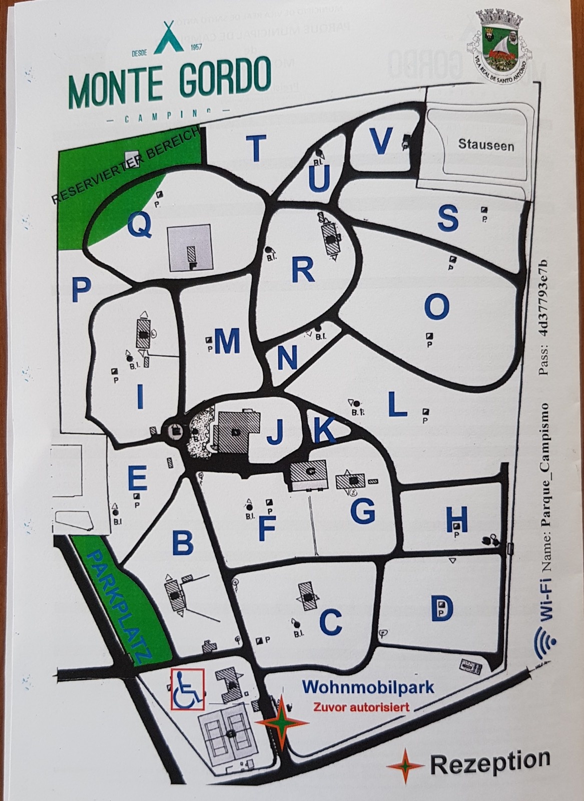 Campismo de Monte Gordo — Kemping in Vila Real de Santo António